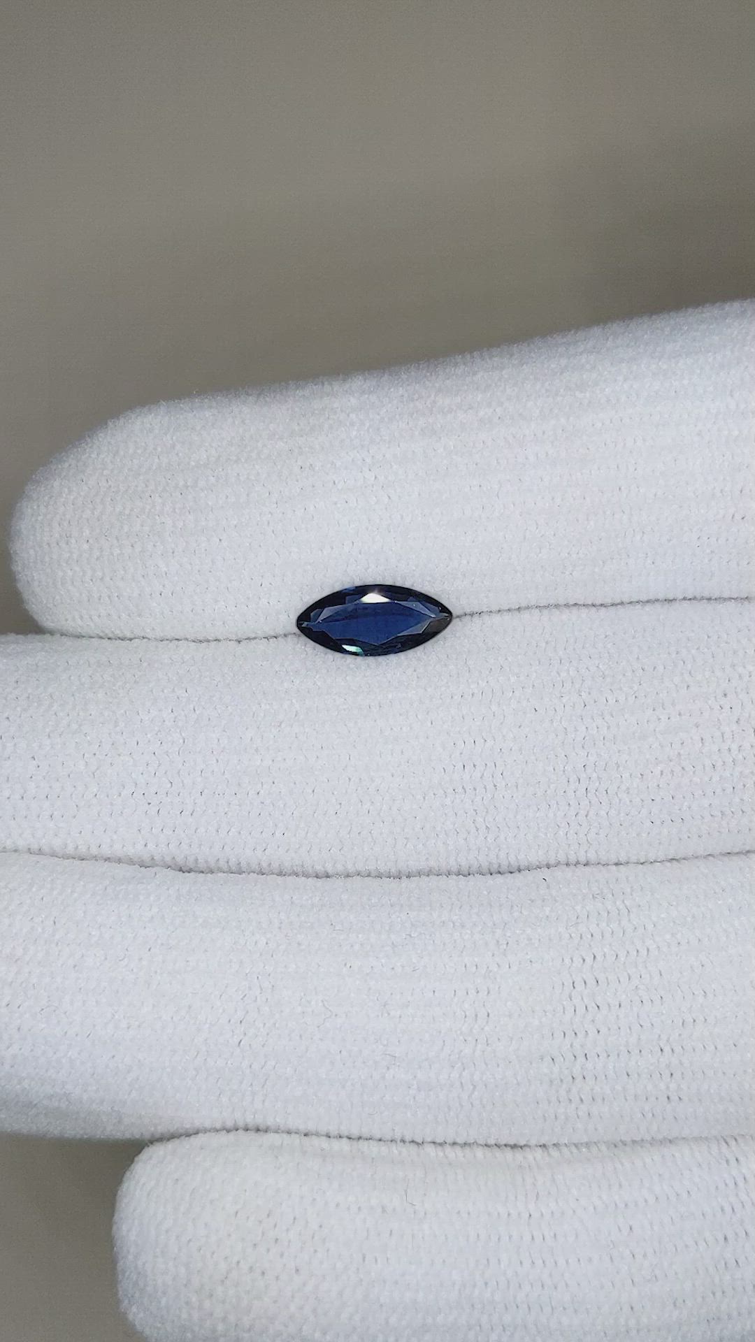 0.83 Ct. Blue Sapphire from Australia Size Video