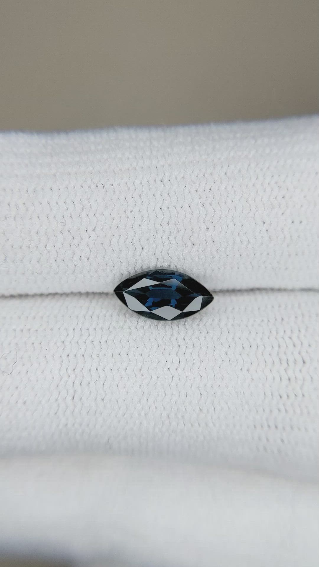 0.87 Ct. Blue Sapphire from Australia Size Video