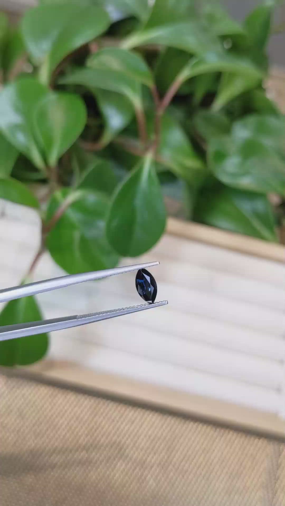 0.87 Ct. Blue Sapphire from Australia Size Video