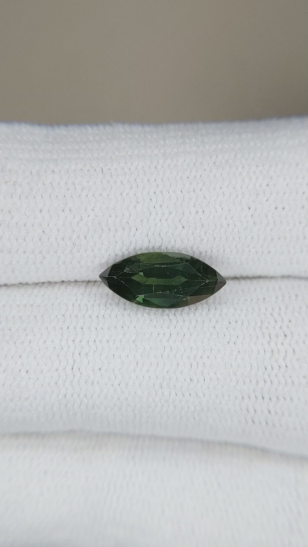 1.97 Ct. Green Sapphire from Ceylon (Sri Lanka) Size Video