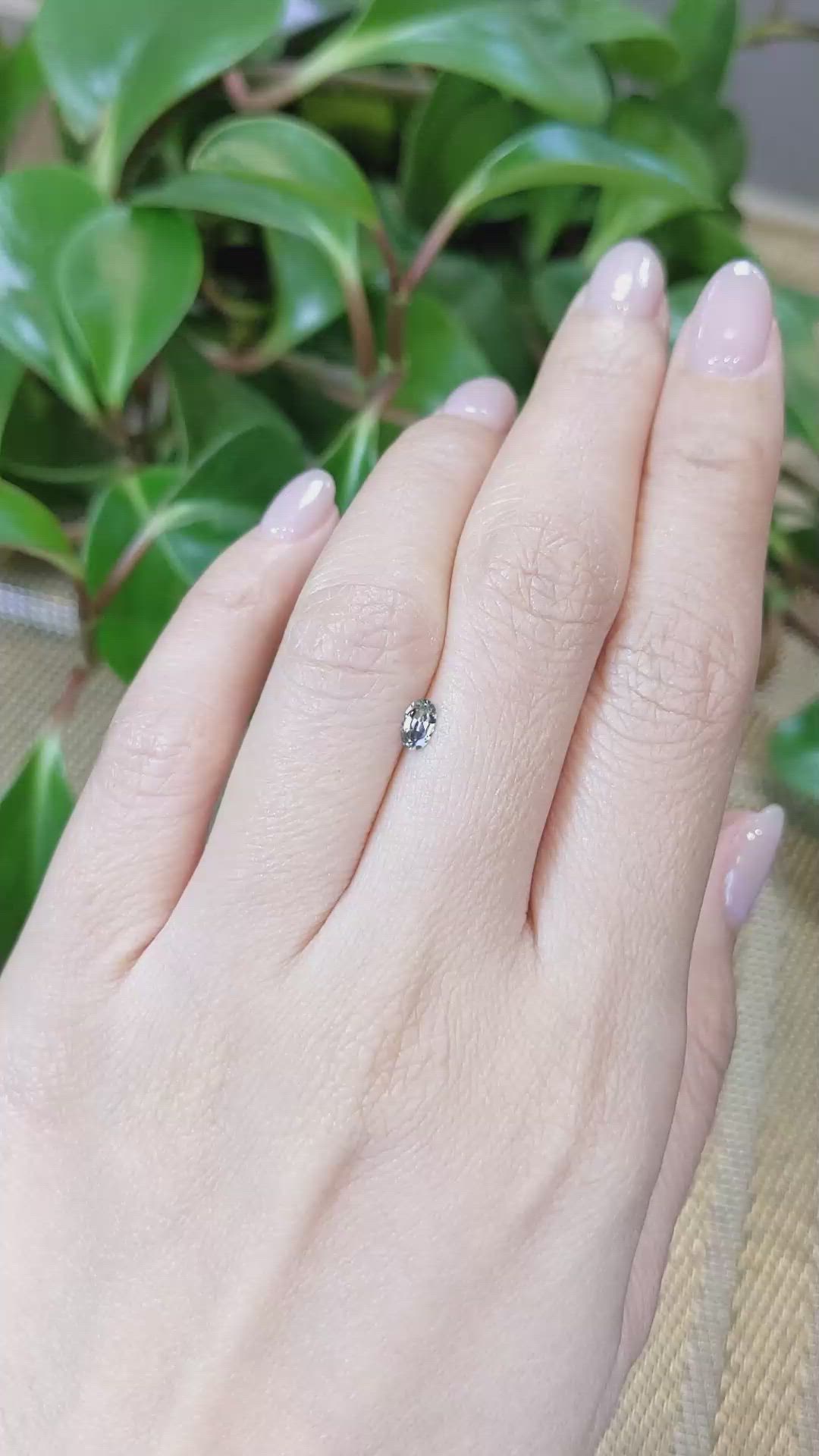 0.23 Ct. Bi Color Sapphire from Montana Size Video