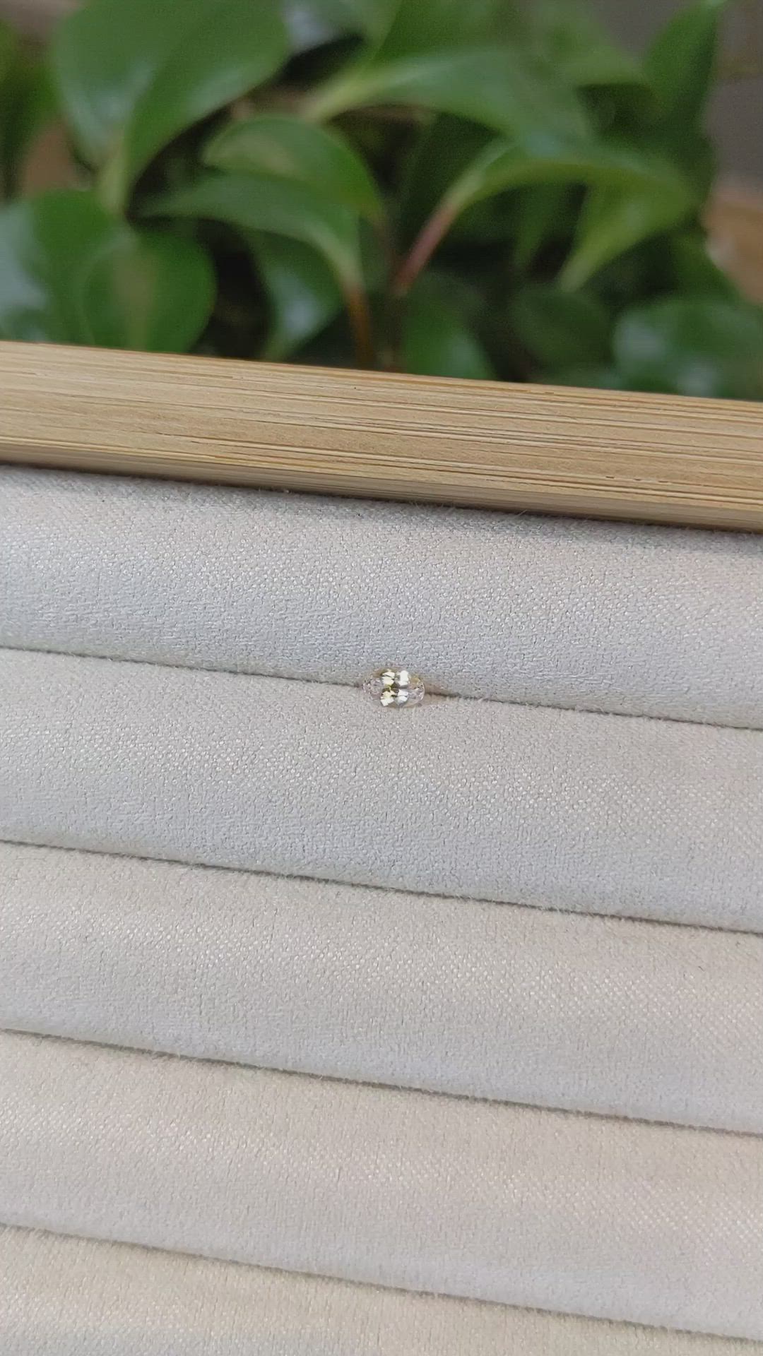 0.26 Ct. Peach Sapphire from Montana Size Video