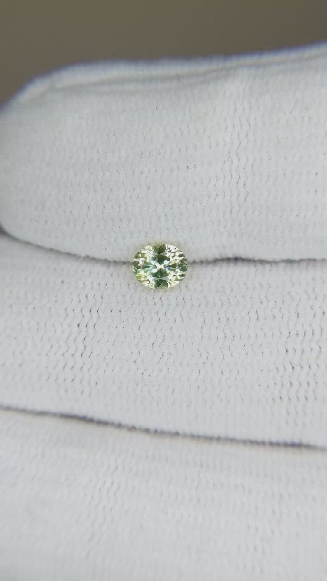 0.42 Ct. Bi Color Sapphire from Montana Size Video