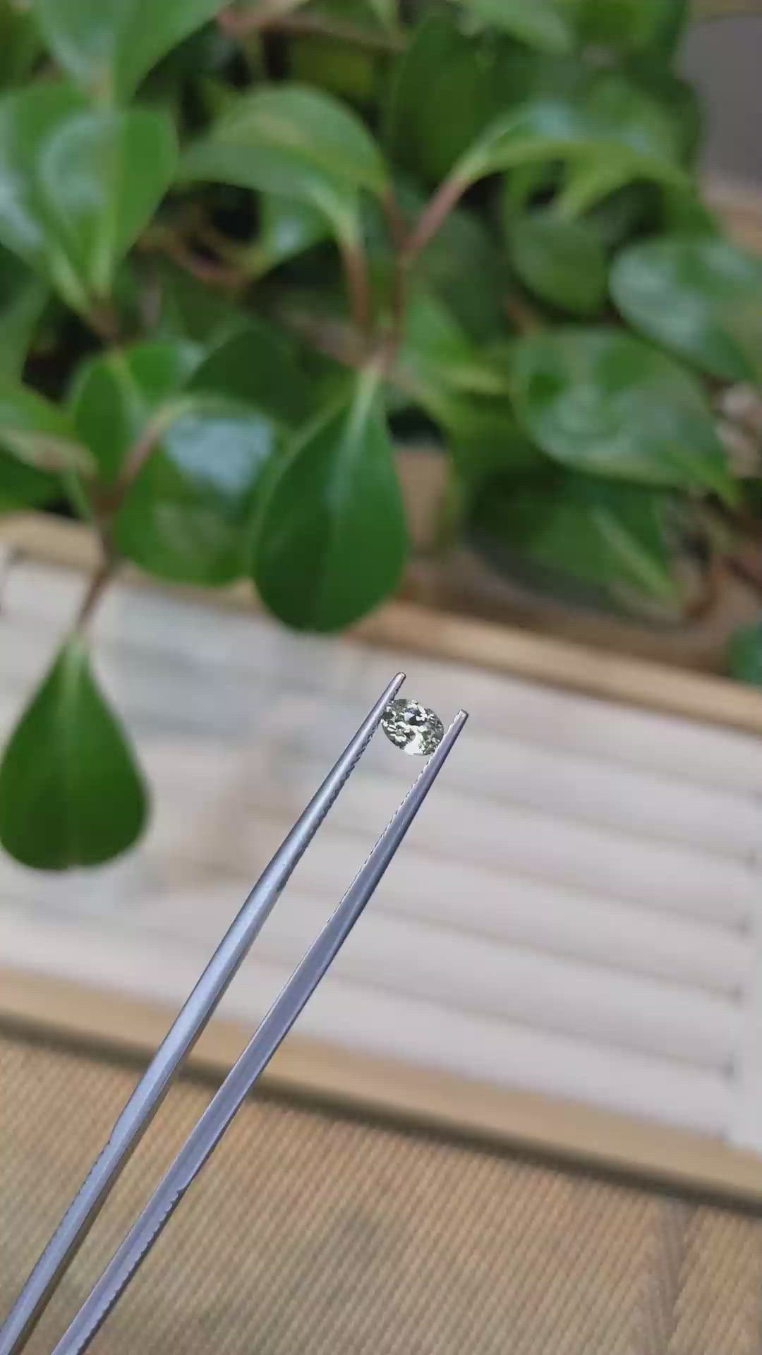 0.47 Ct. Yellow Sapphire from Montana Size Video