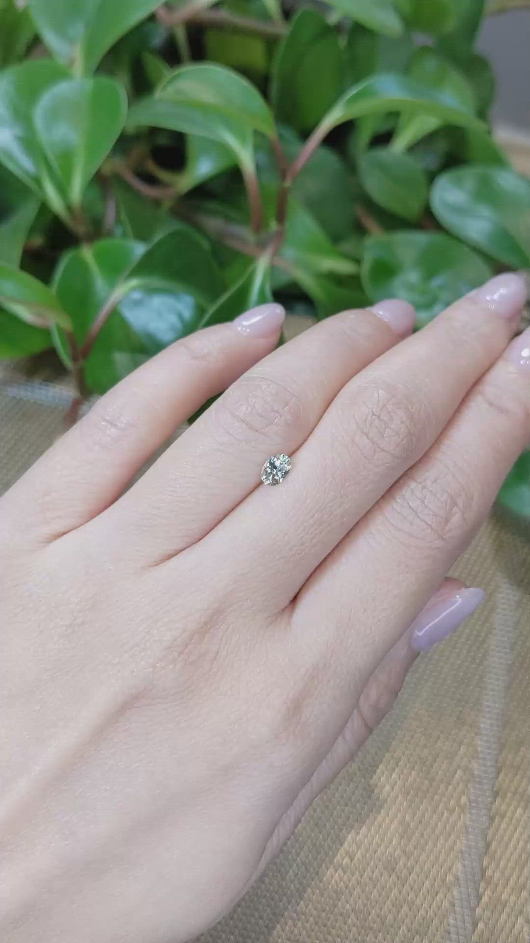 0.47 Ct. Yellow Sapphire from Montana Size Video