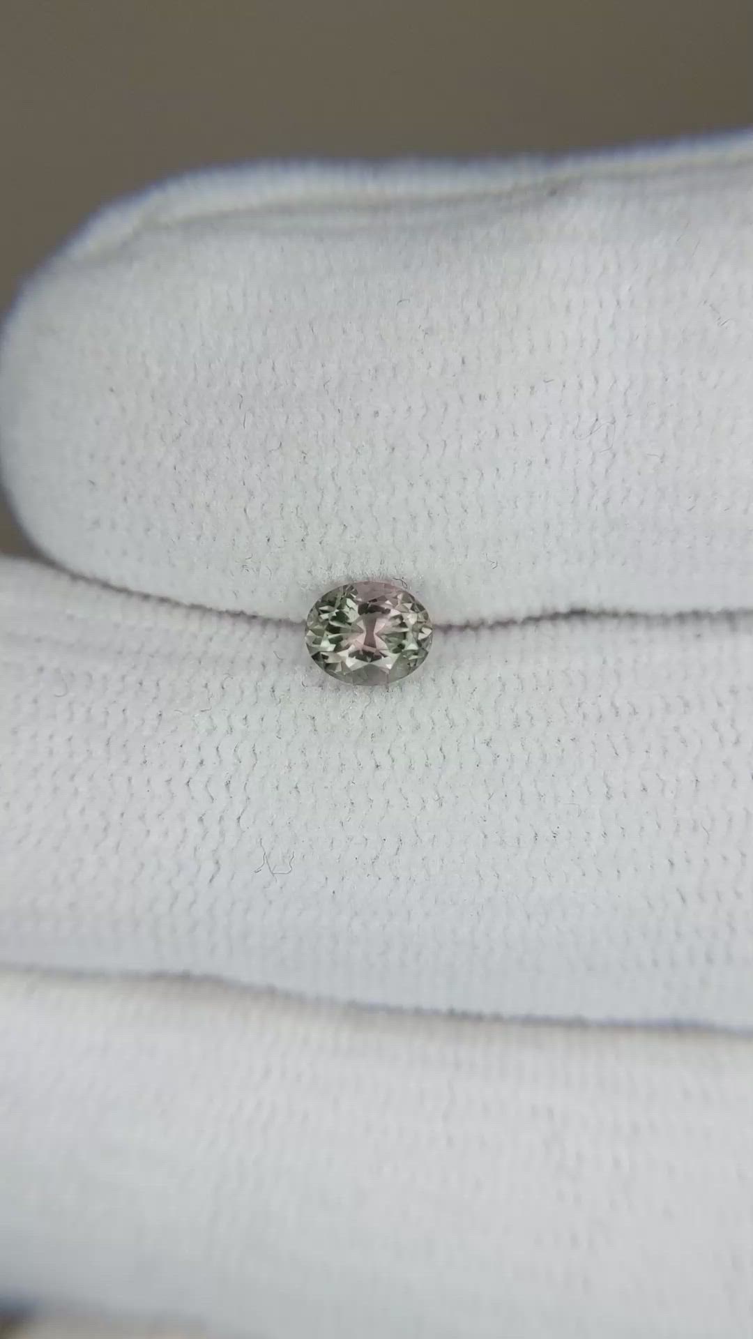 0.48 Ct. Multi Color Sapphire from Montana Size Video