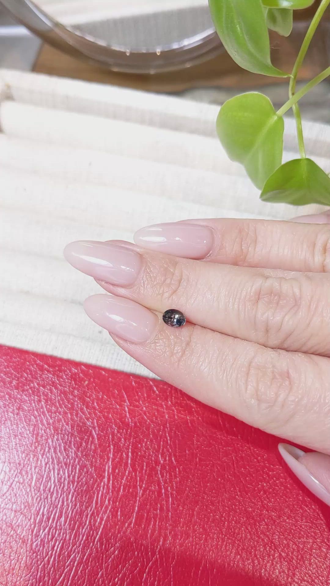 0.59 Ct. Bi Color Sapphire from Montana Size Video