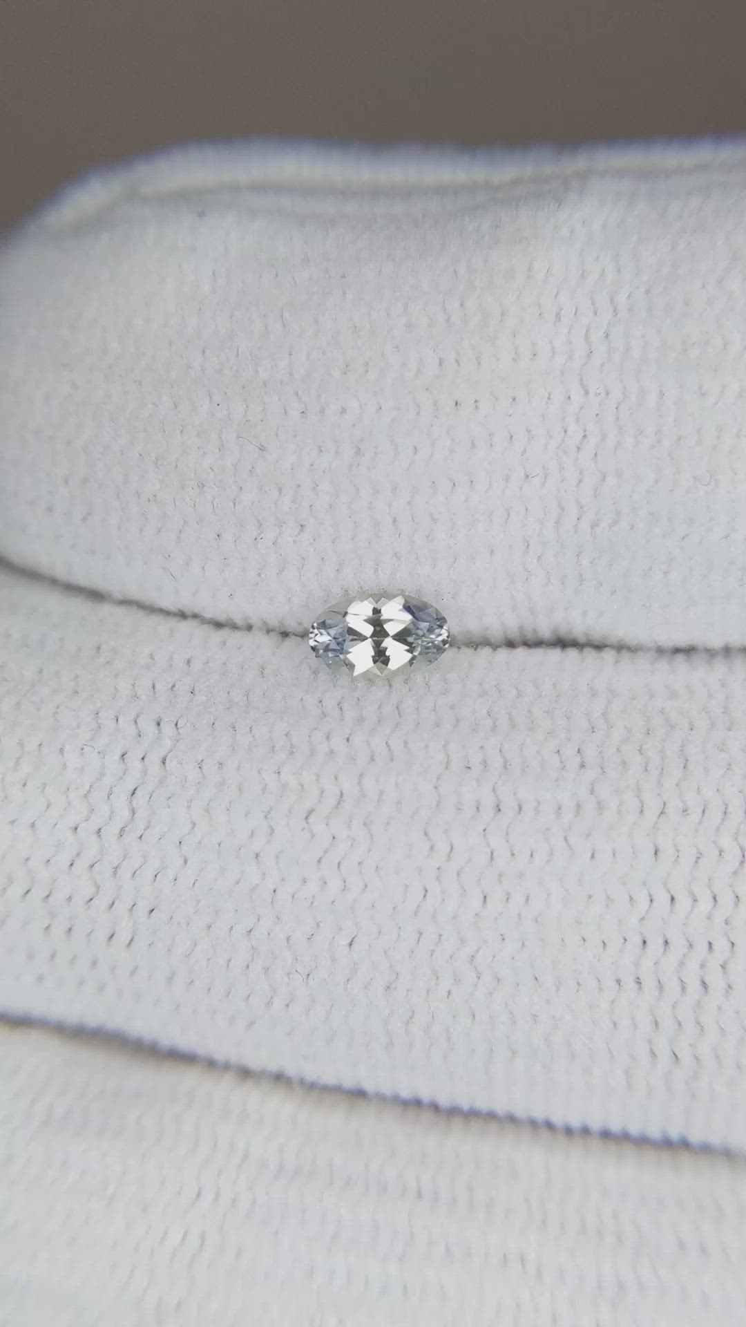 0.24 Ct. Blue Sapphire from Montana Size Video