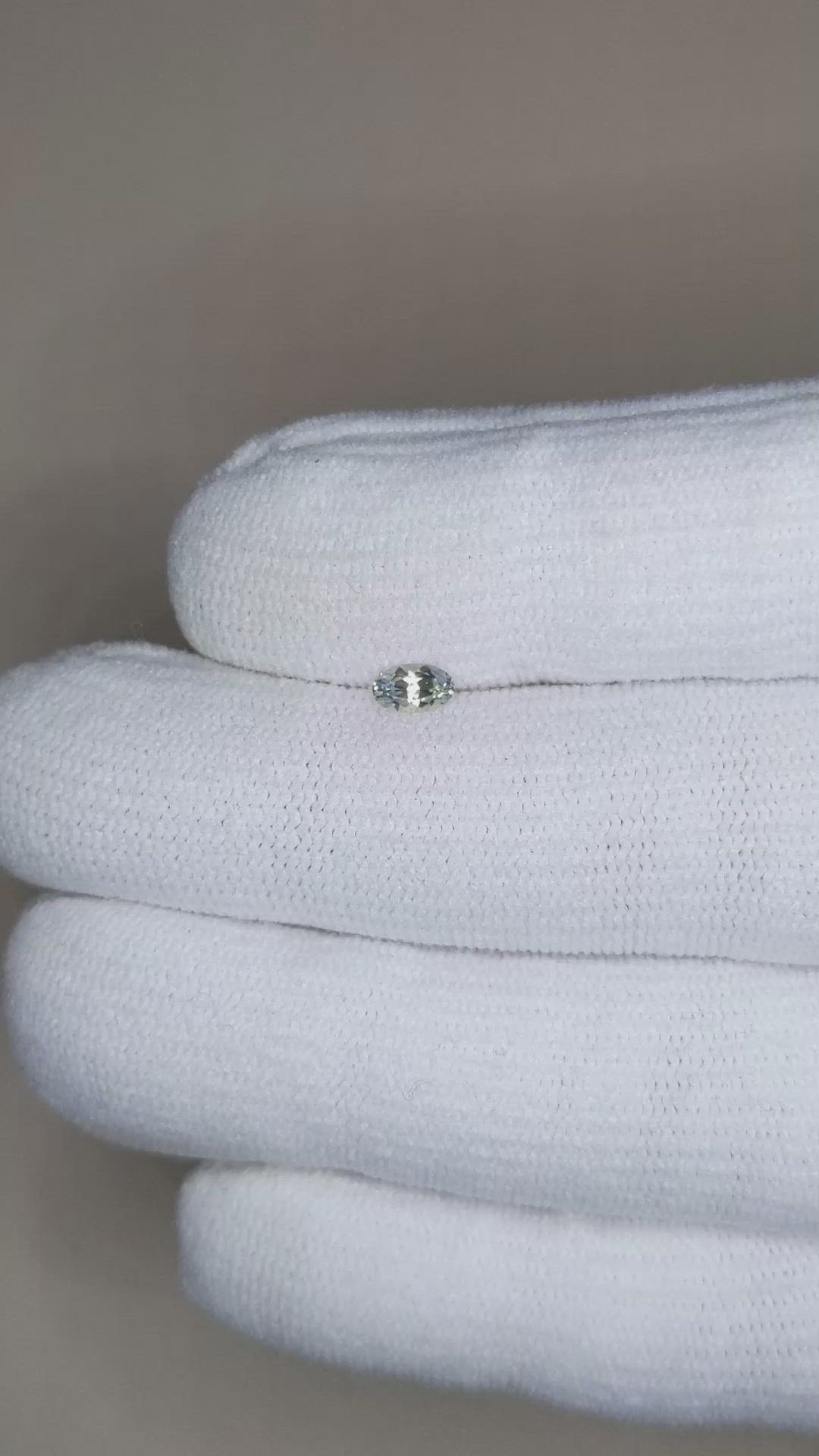 0.24 Ct. Blue Sapphire from Montana Size Video