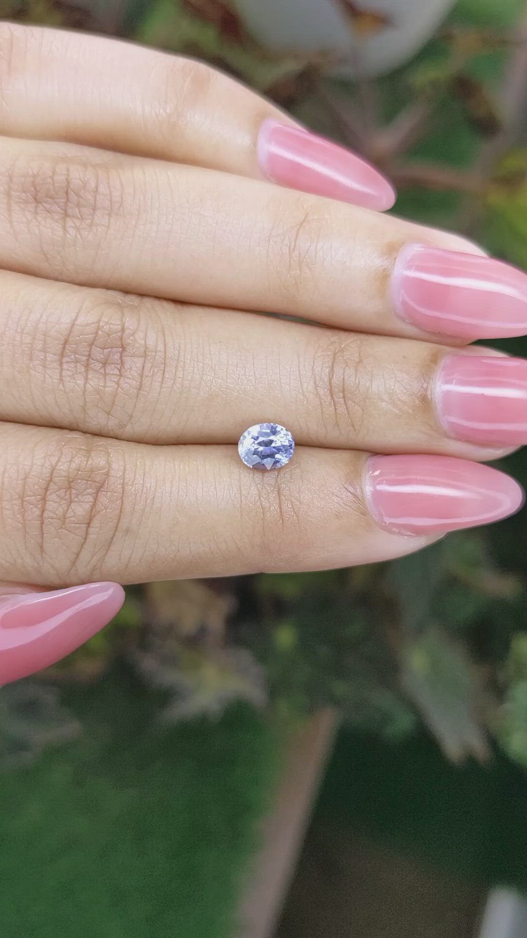 0.93 Ct. Blue Sapphire from Ceylon (Sri Lanka) Size Video