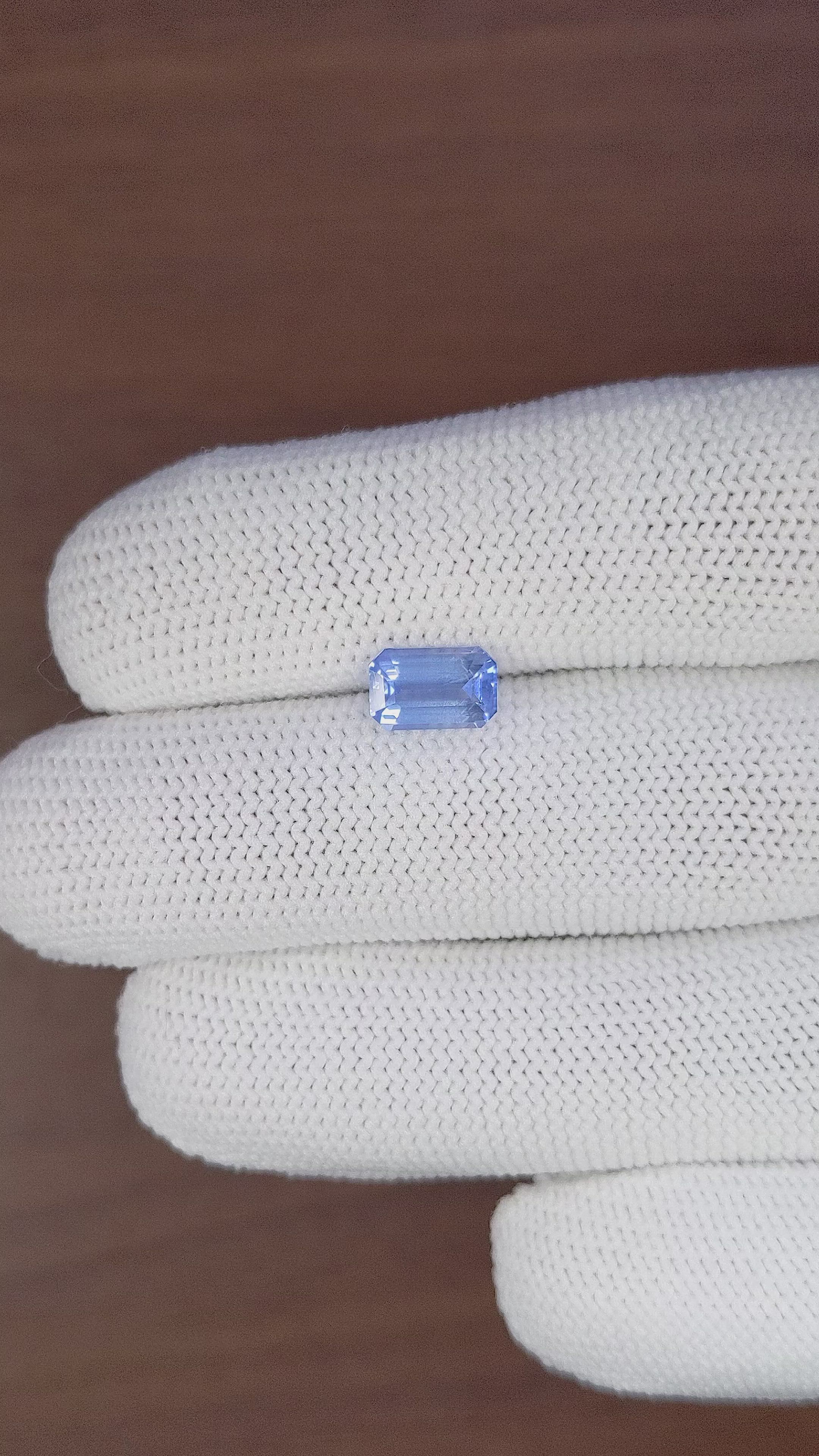 1.60 Ct. Blue Sapphire from Ceylon (Sri Lanka) Size Video