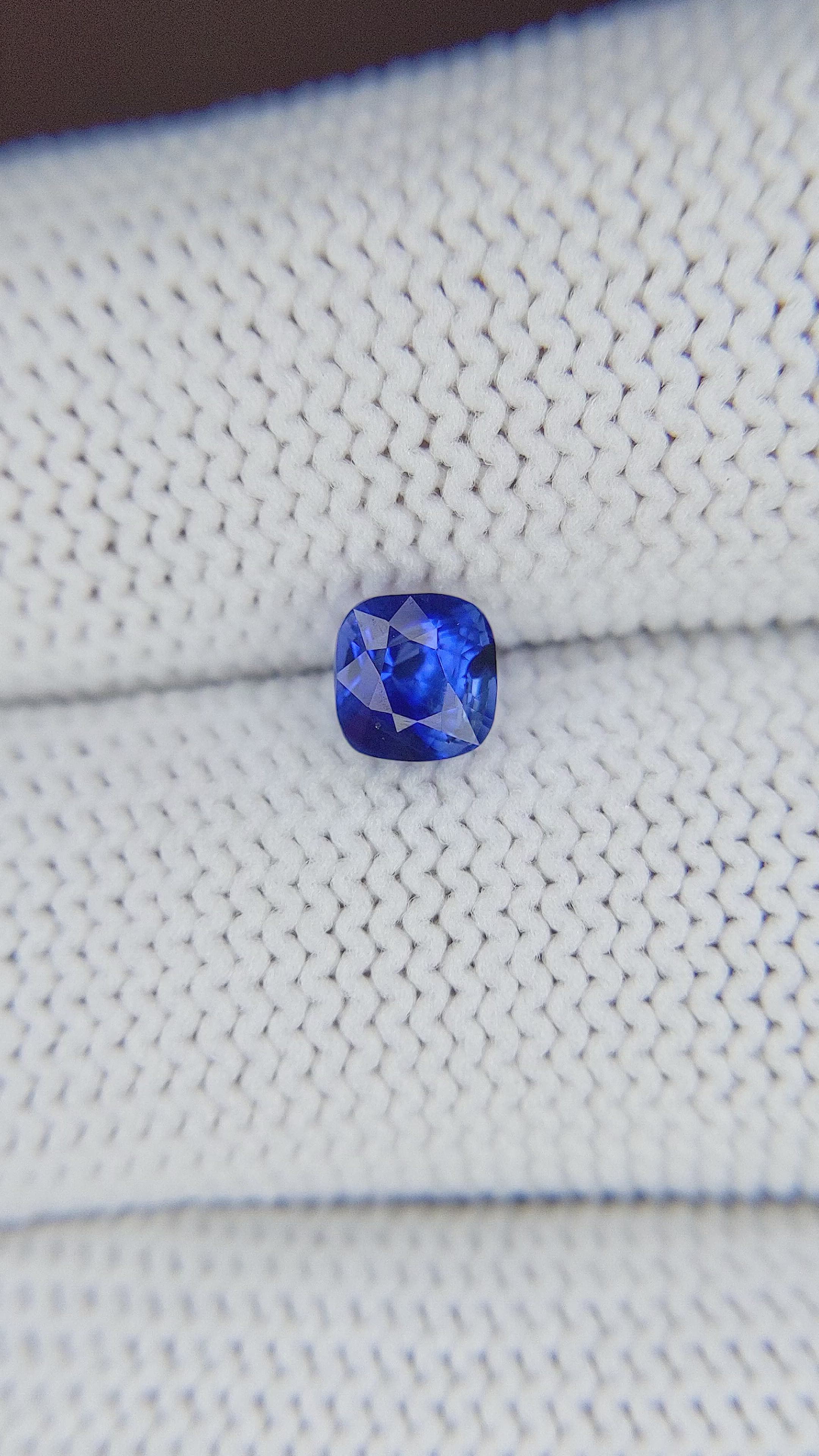 0.93 Ct. Blue Sapphire from Africa Size Video