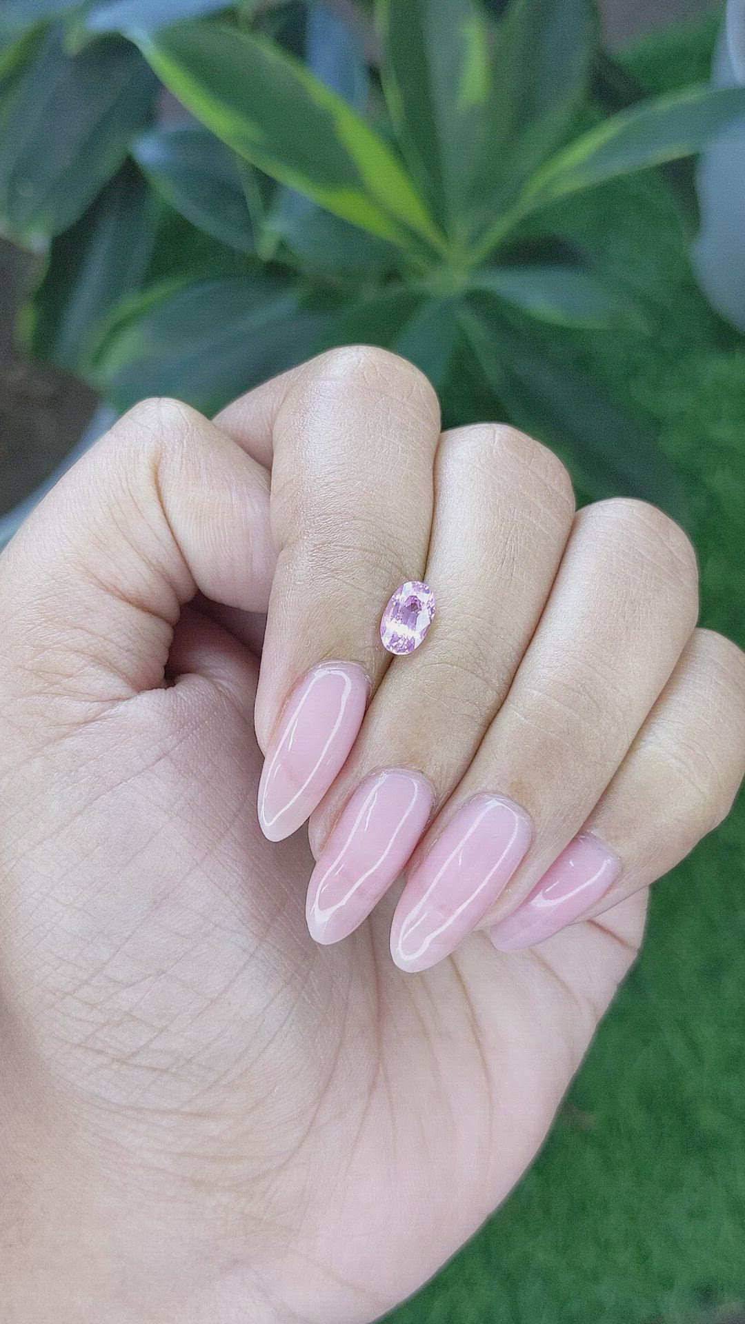 1.10 Ct. Pink Sapphire from Africa Size Video