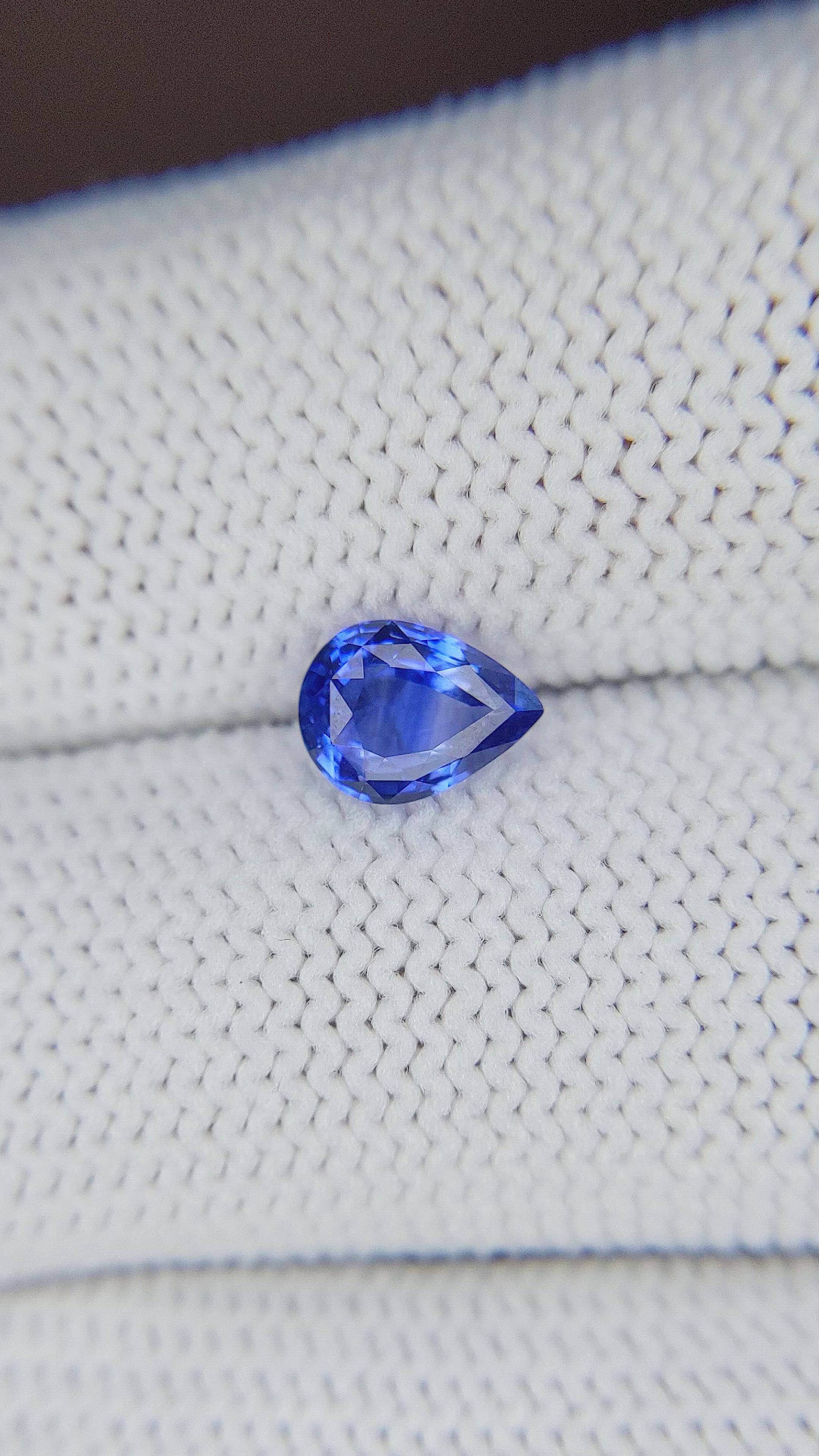 1.01 Ct. Blue Sapphire from Africa Size Video