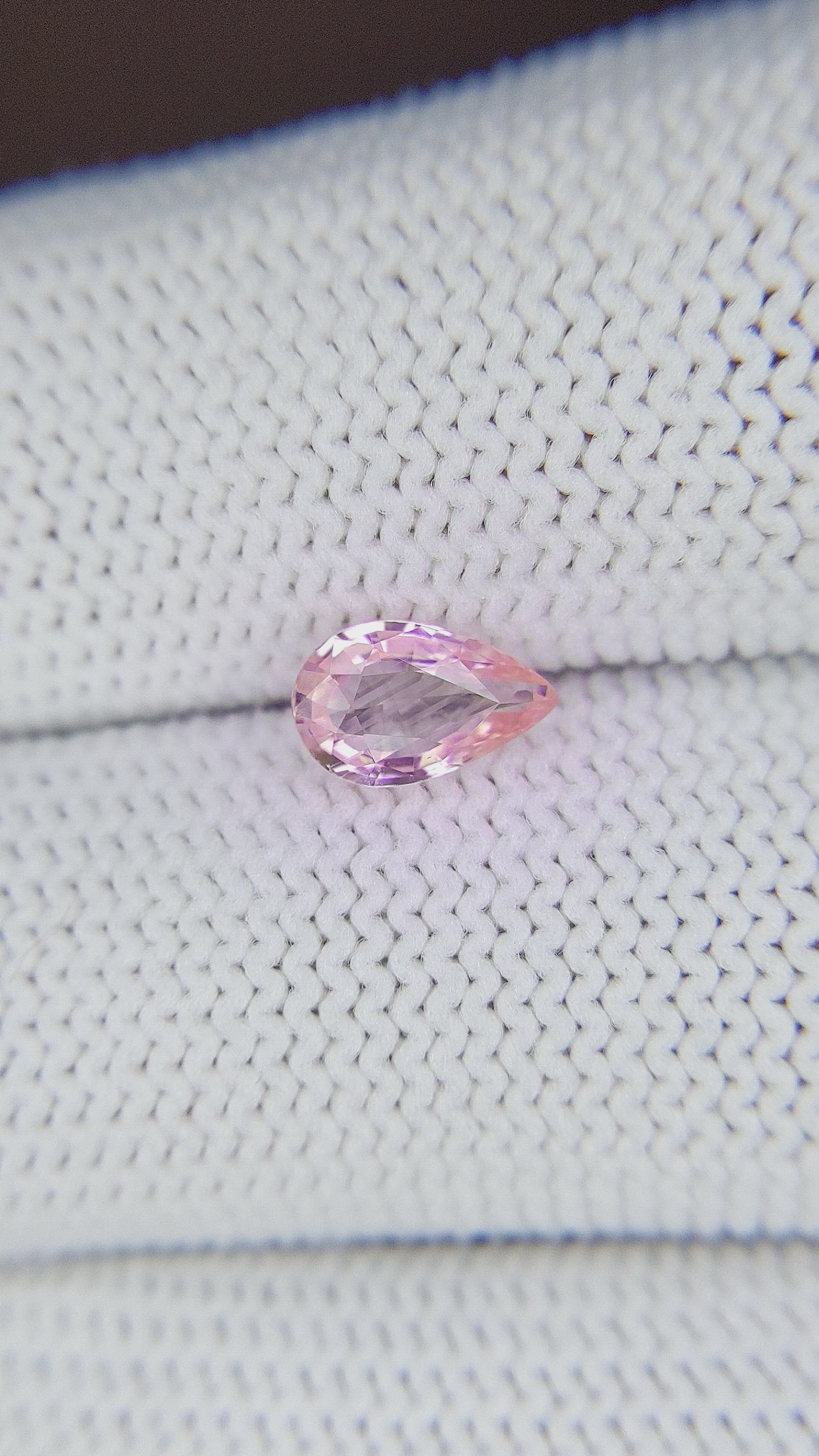 1.00 Ct. Pink Sapphire from Africa Size Video