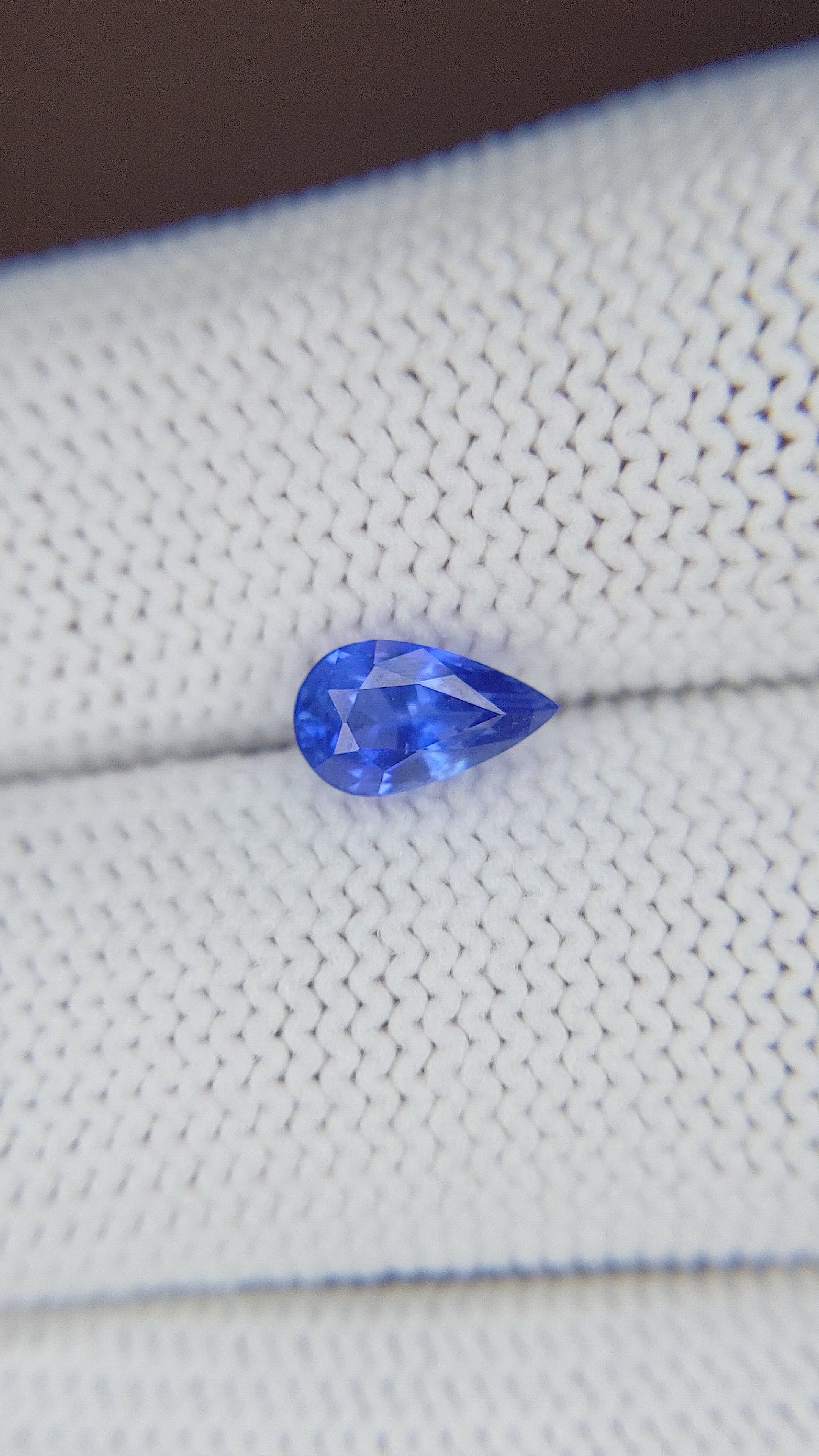 1.08 Ct. Blue Sapphire from Africa Size Video