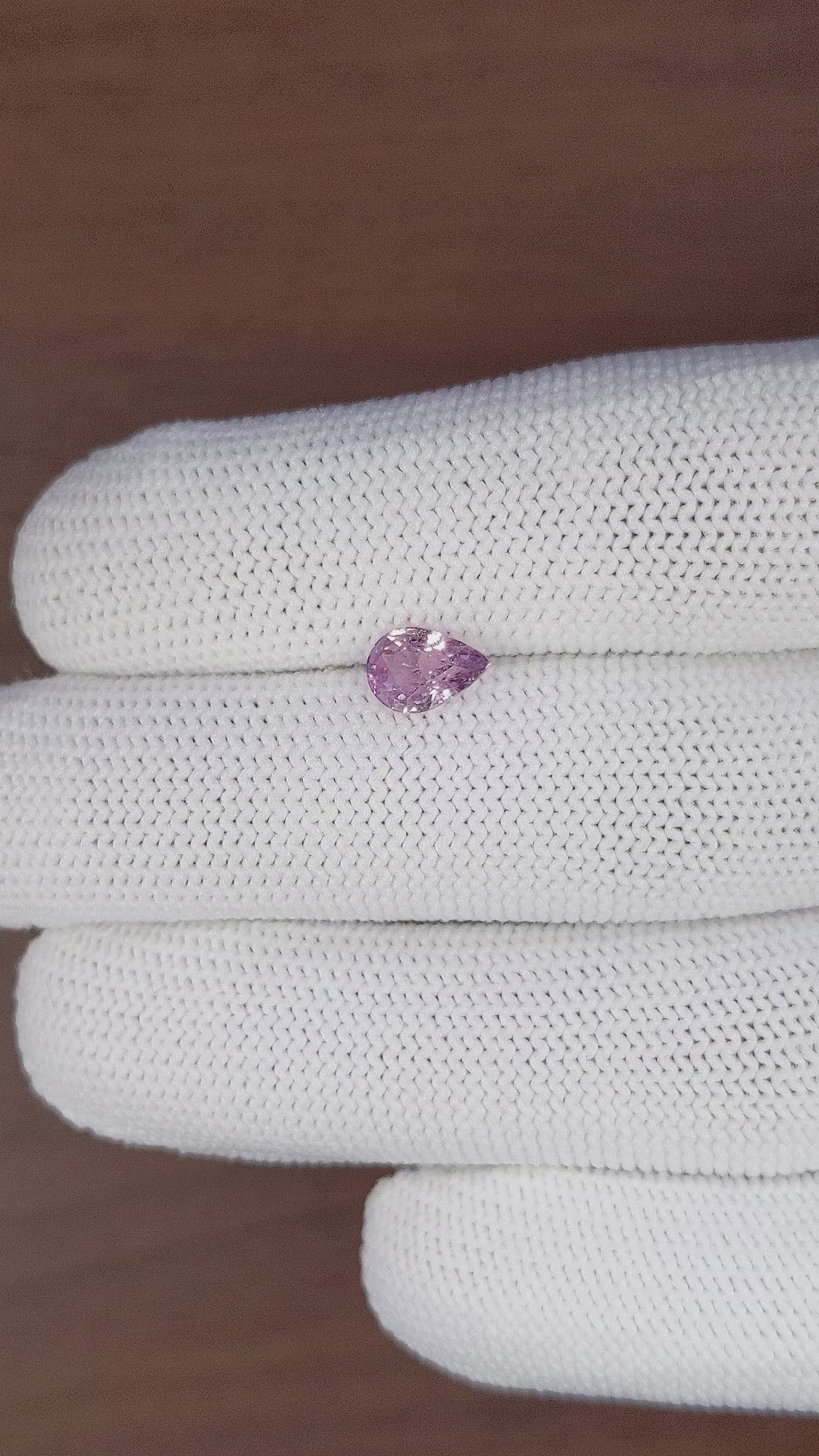 1.22 Ct. Pinkish Purple Sapphire from Africa Size Video
