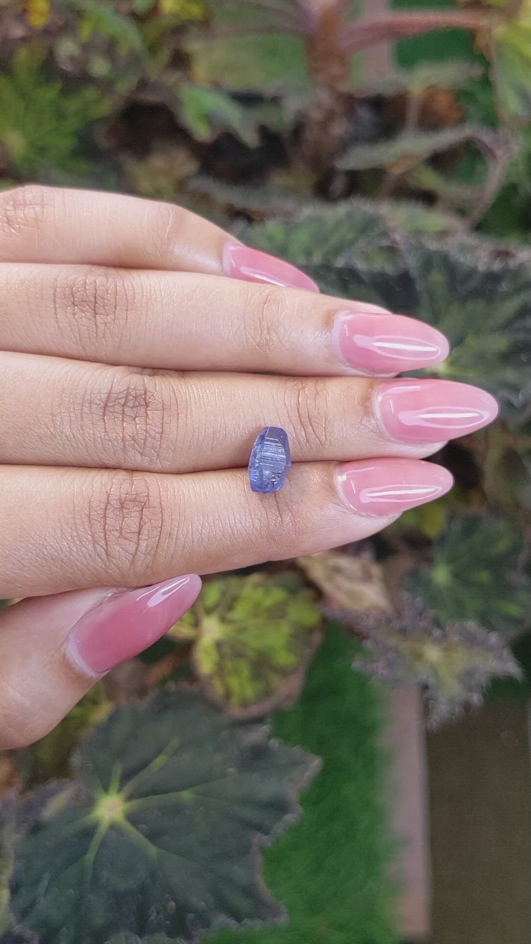 2.93 Ct. Blue Sapphire Crystal from Ceylon (Sri Lanka) Size Video