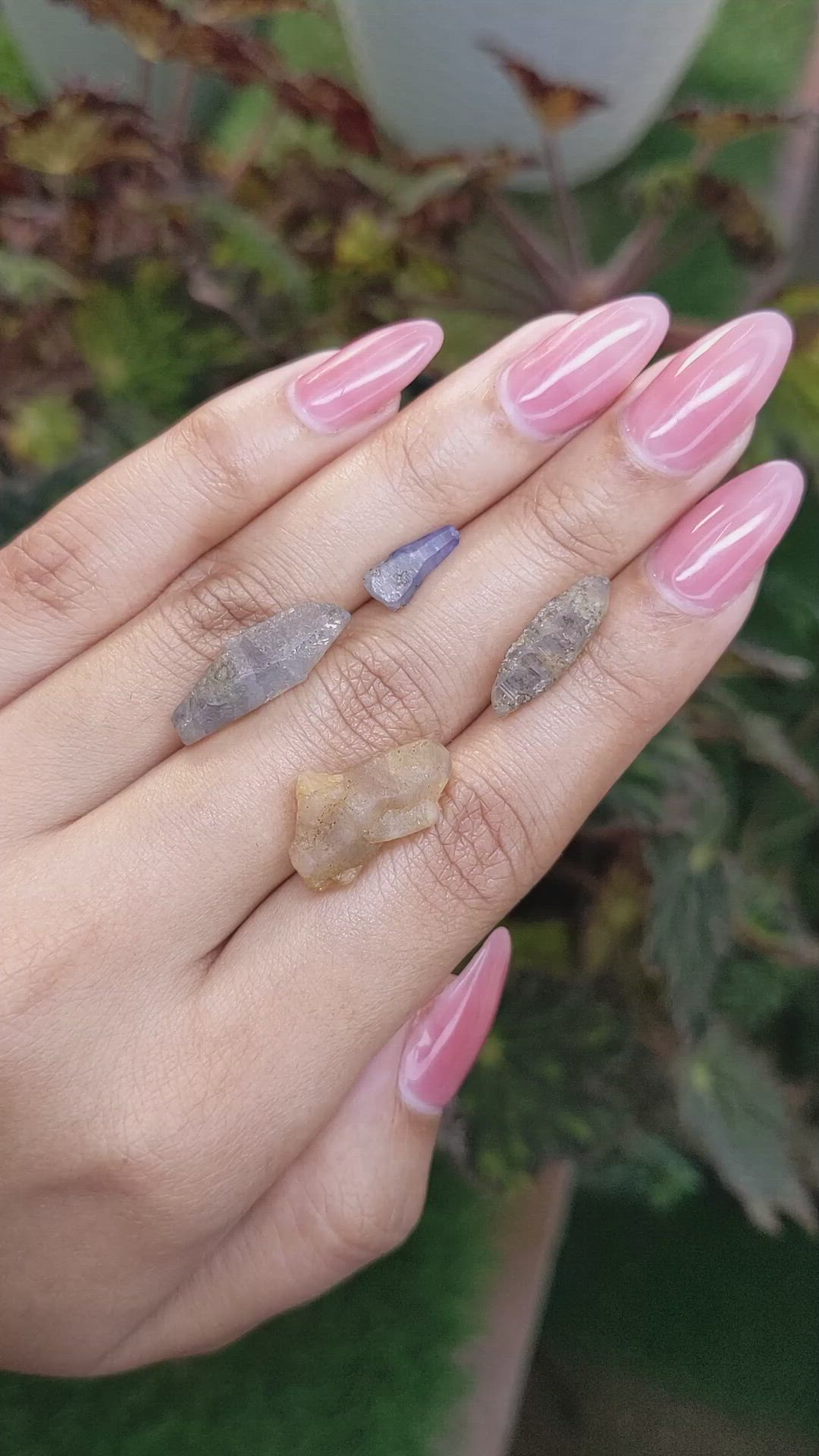 25.96 Ct. Multi Color Rough Sapphire Crystal from Ceylon (Sri Lanka) Size Video