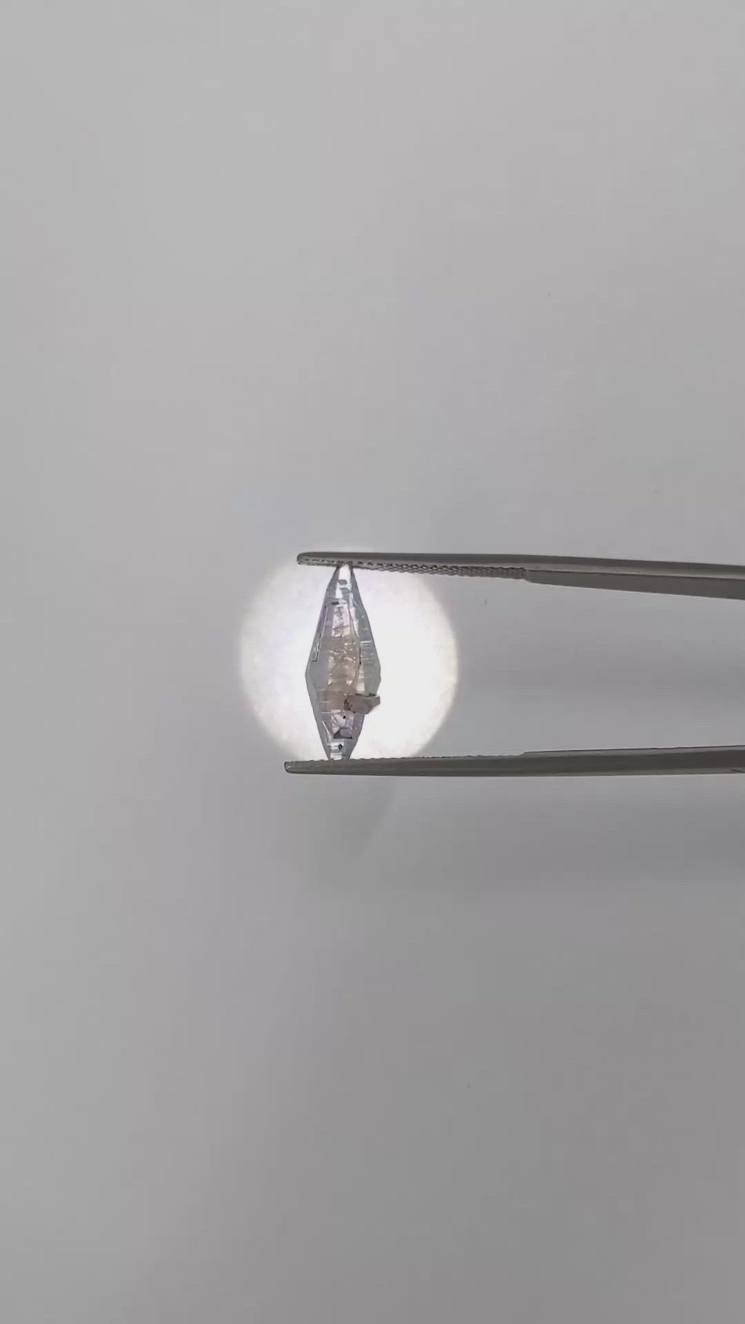 9.63 Ct. Blue Sapphire Crystal from Ceylon (Sri Lanka) Size Video