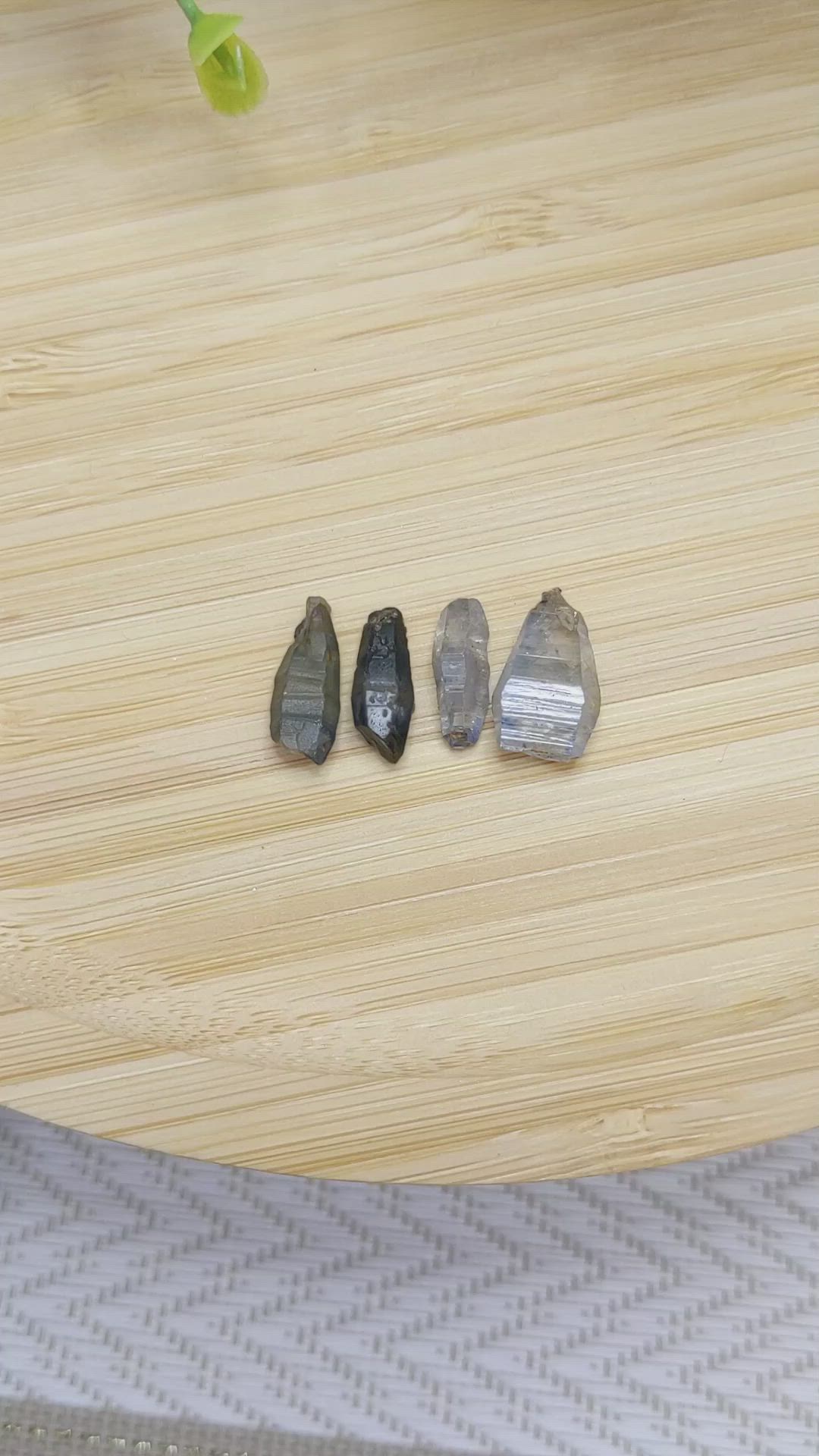 15.24 Ct. Multi Color Rough Sapphire Crystal from Ceylon (Sri Lanka) Size Video