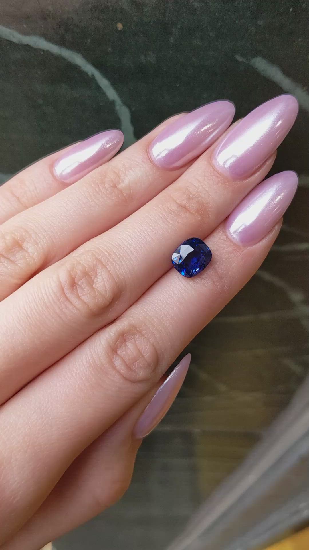 4.62 Ct. Blue Sapphire from Ceylon (Sri Lanka) Size Video