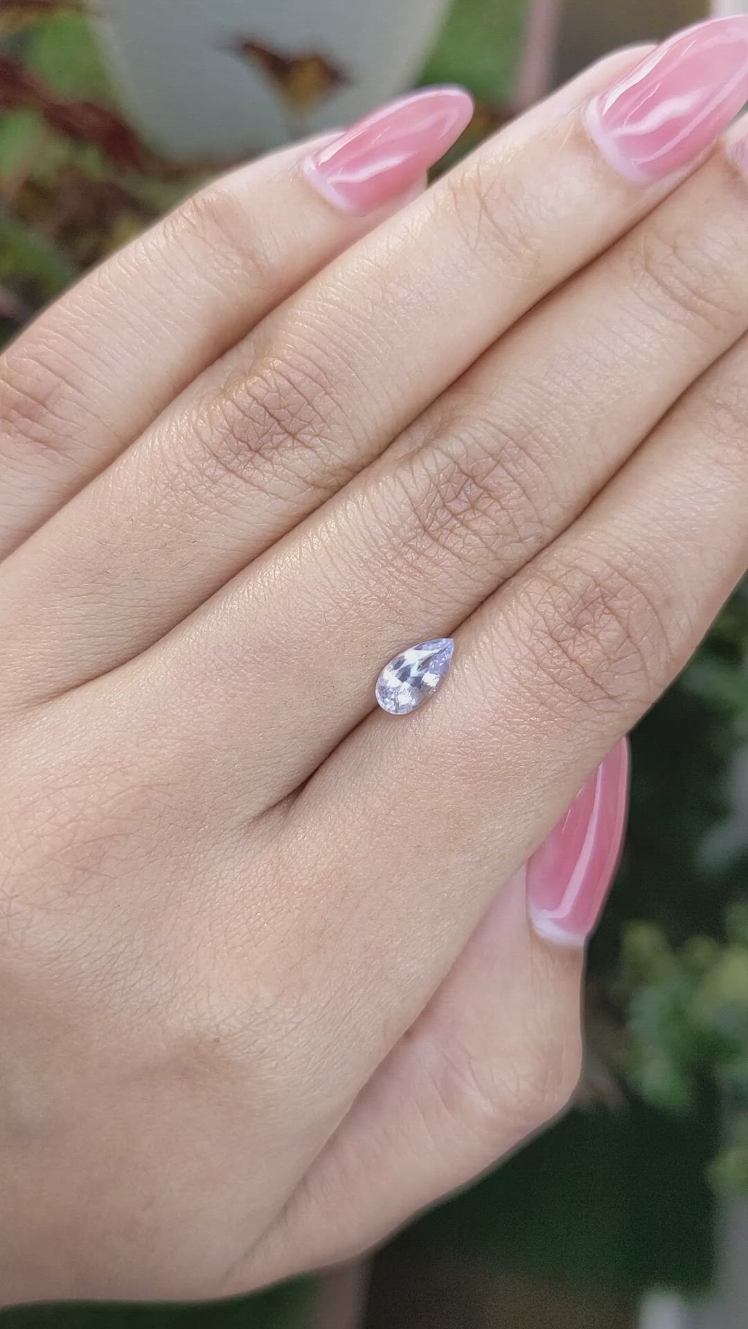 0.89 Ct. Blue Sapphire from Ceylon (Sri Lanka) Size Video