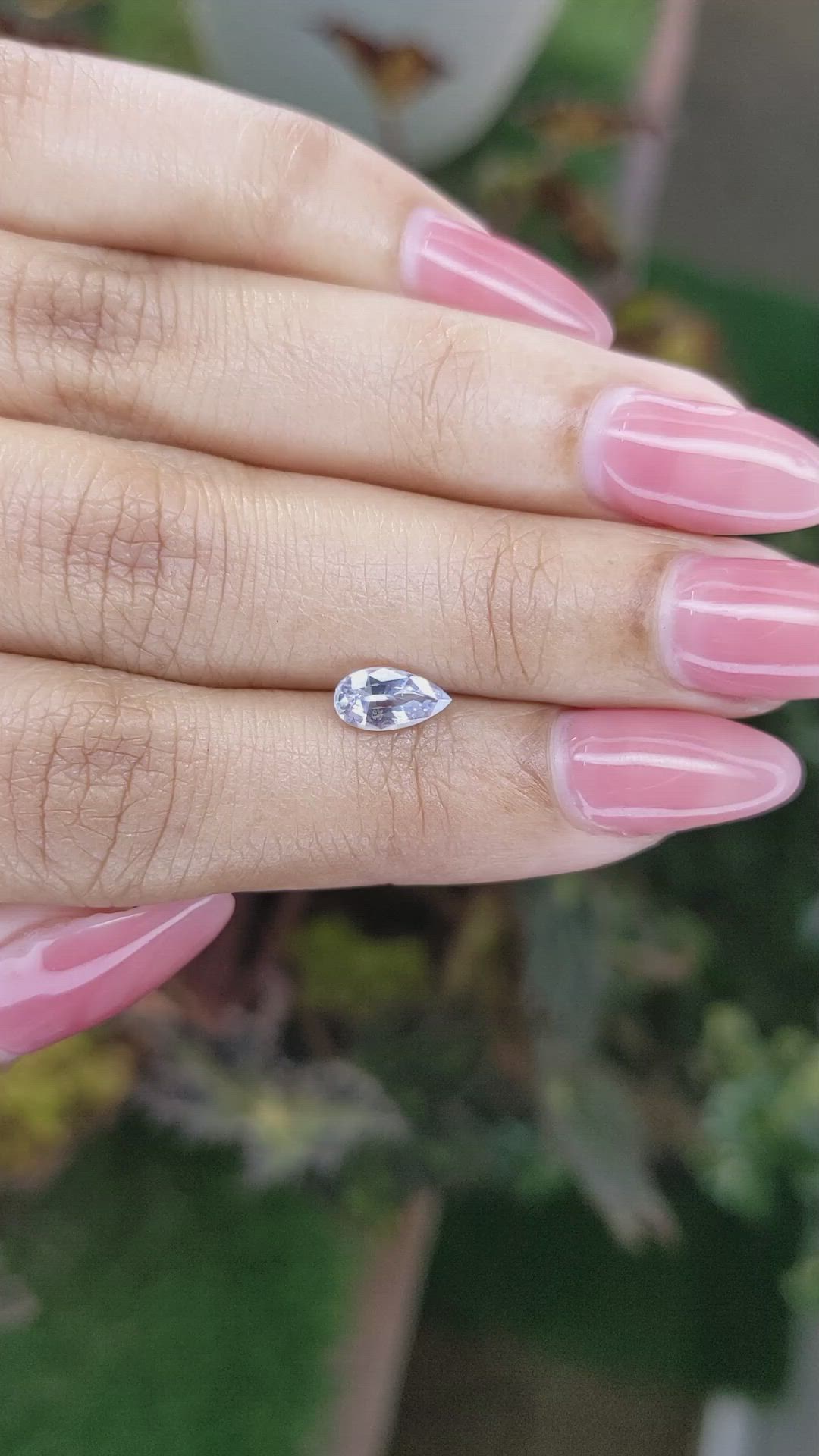 0.89 Ct. Blue Sapphire from Ceylon (Sri Lanka) Size Video