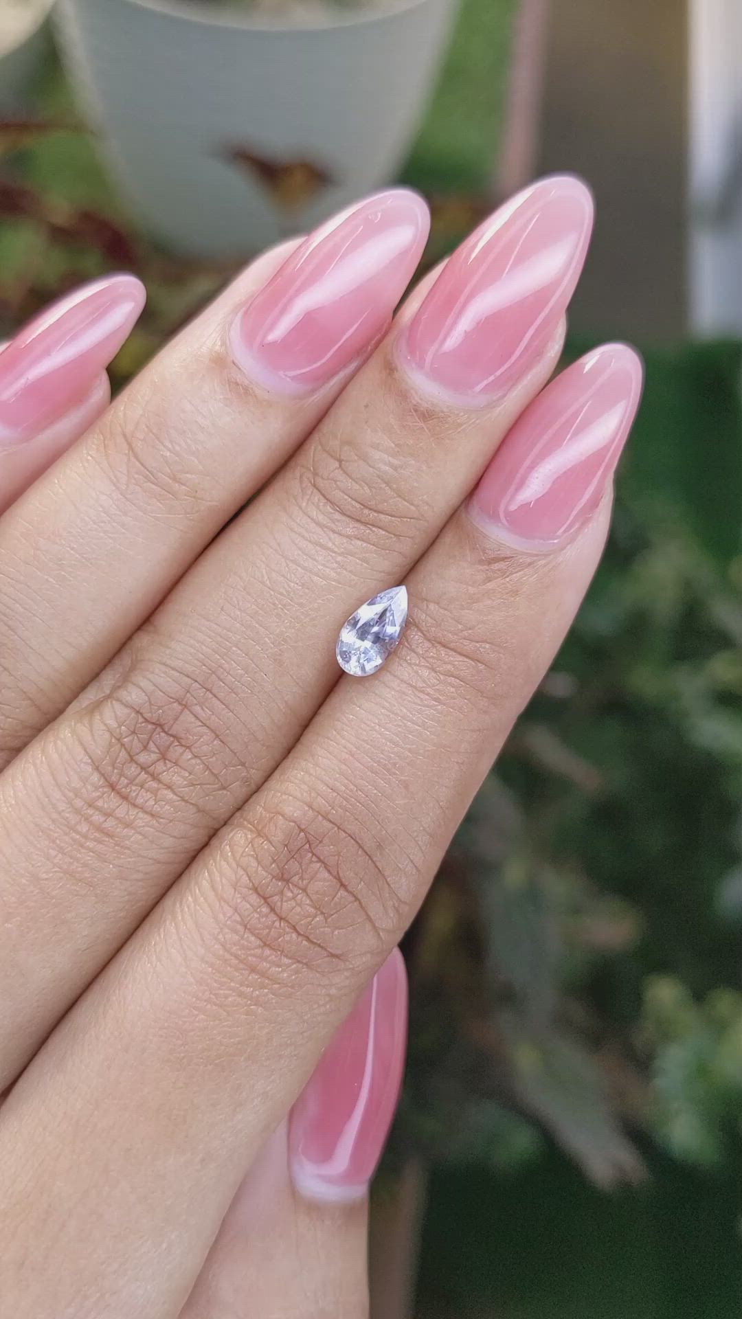 0.89 Ct. Blue Sapphire from Ceylon (Sri Lanka) Size Video