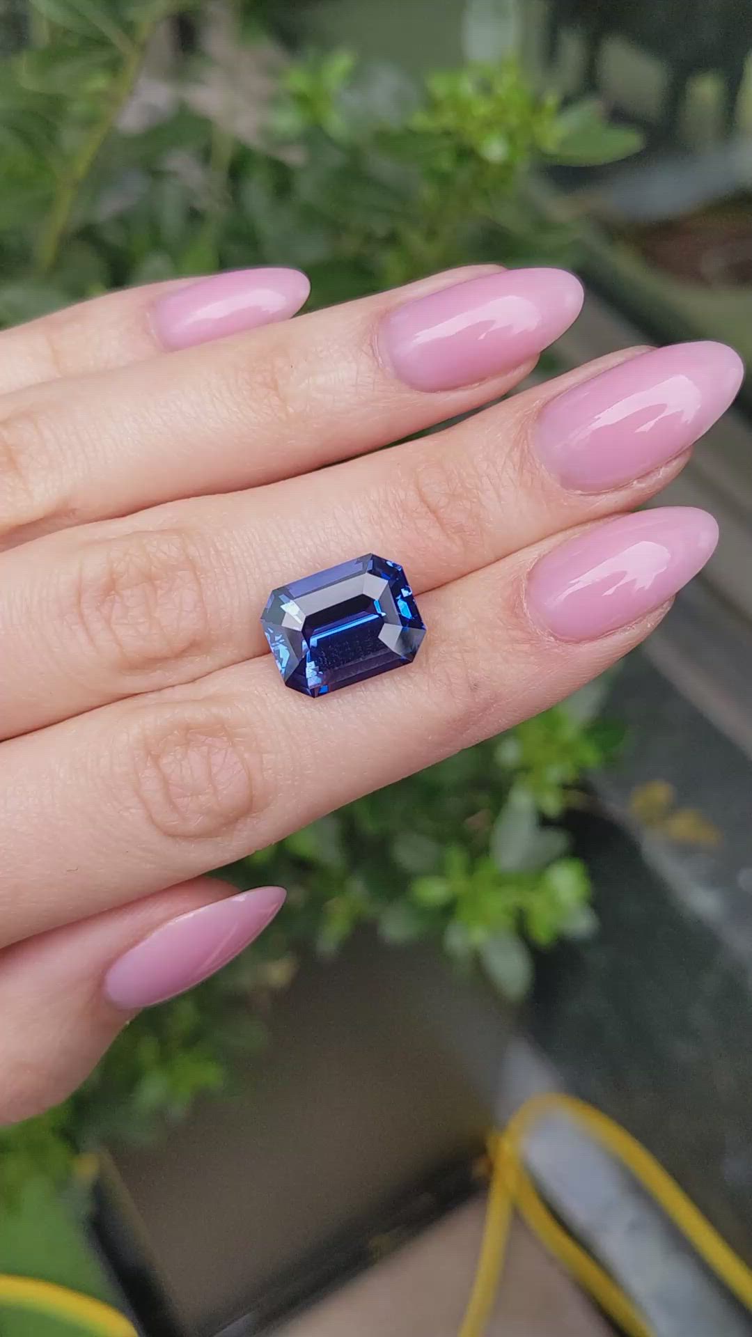 12.18 Ct. Blue Sapphire from Ceylon (Sri Lanka) Size Video
