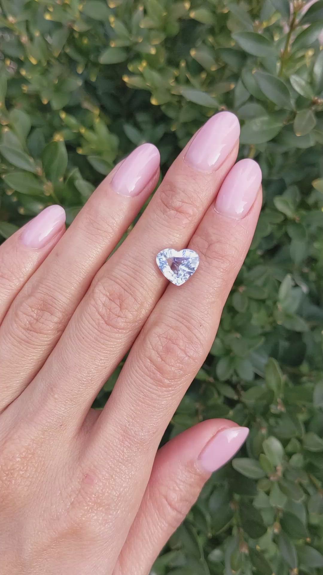 3.36 Ct. Blue Sapphire from Ceylon (Sri Lanka) Size Video