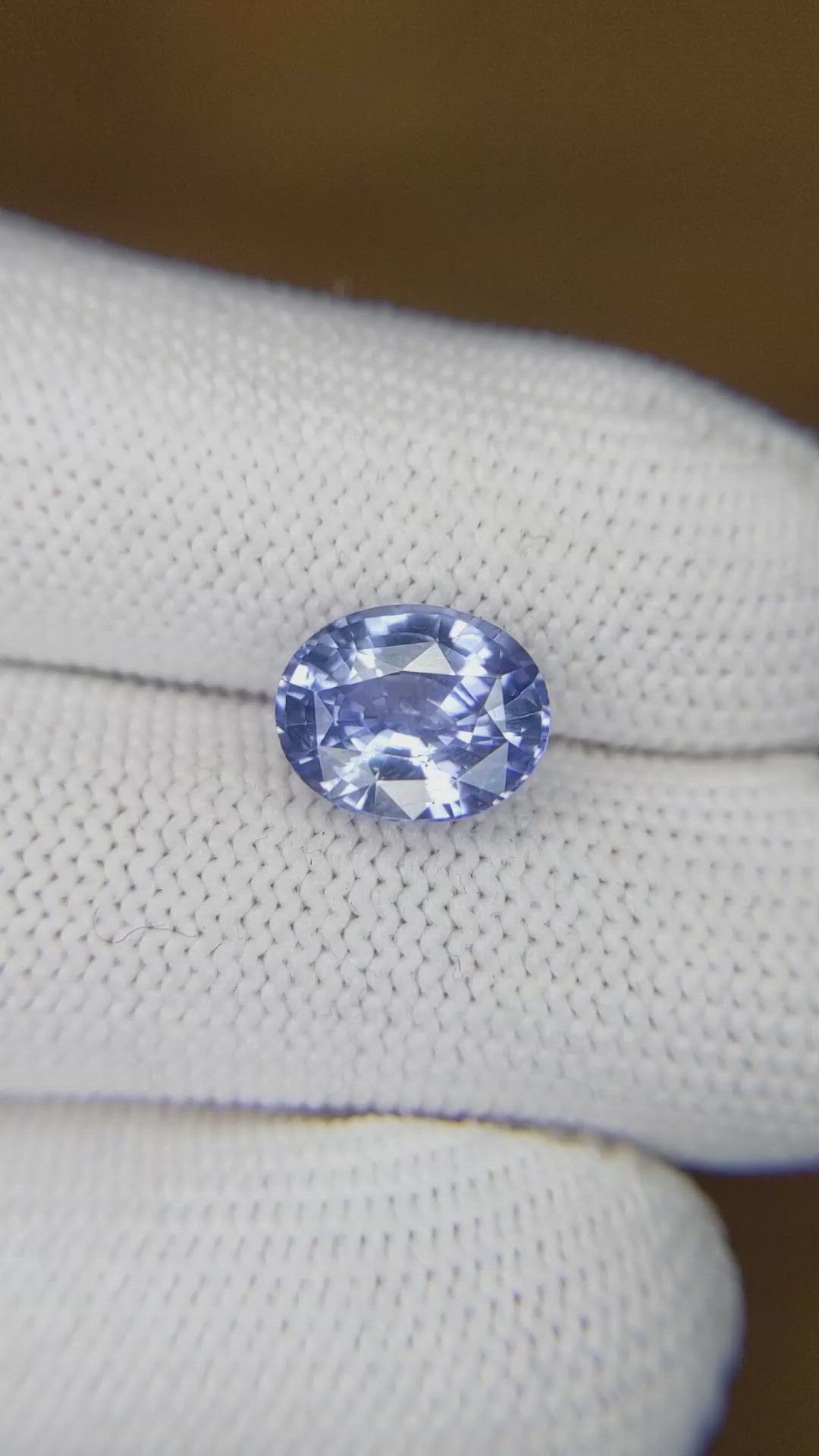 3.50 Ct. Blue Sapphire from Ceylon (Sri Lanka) Size Video