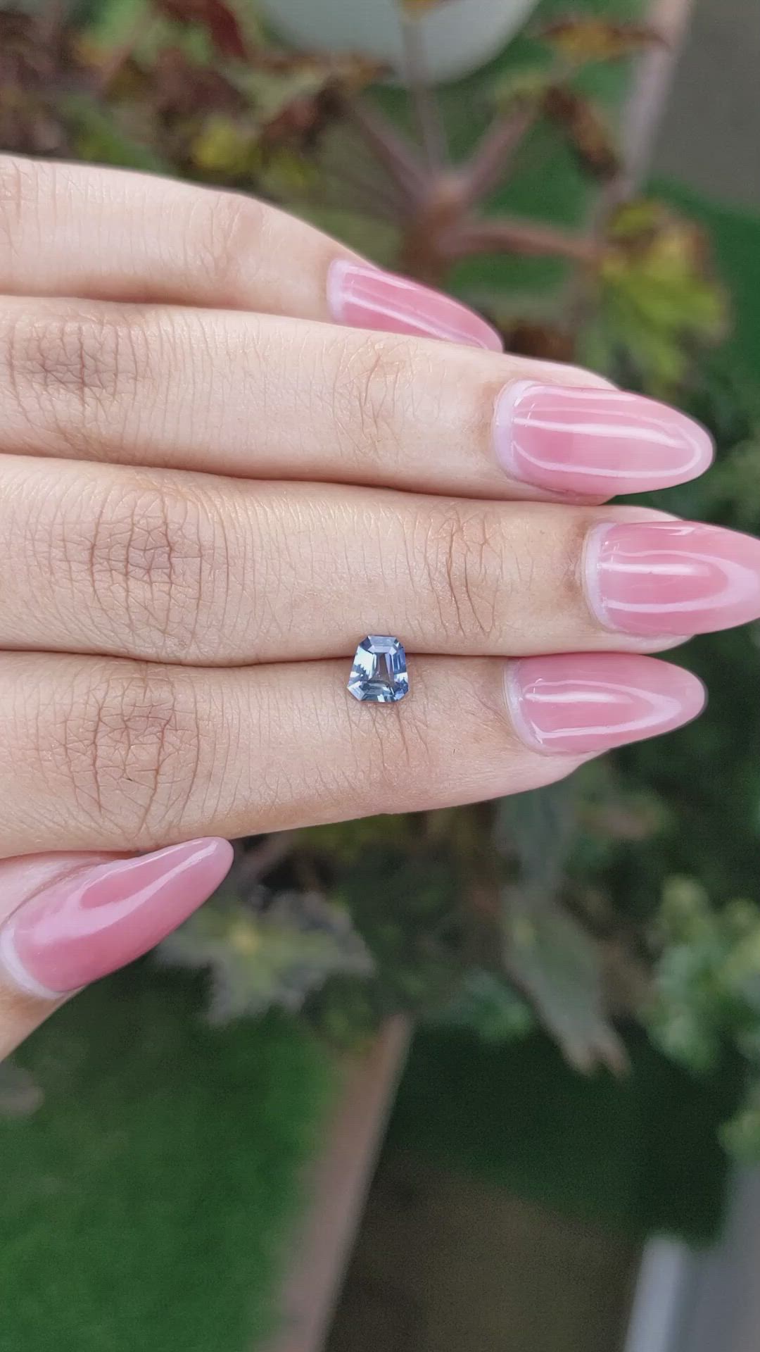 0.62 Ct. Blue Sapphire from Ceylon (Sri Lanka) Size Video