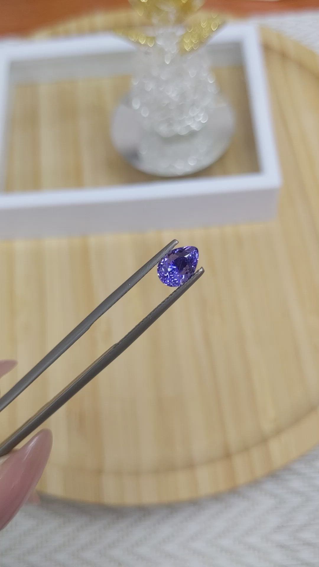 1.99 Ct. Color Change Sapphire from Ceylon (Sri Lanka) Size Video