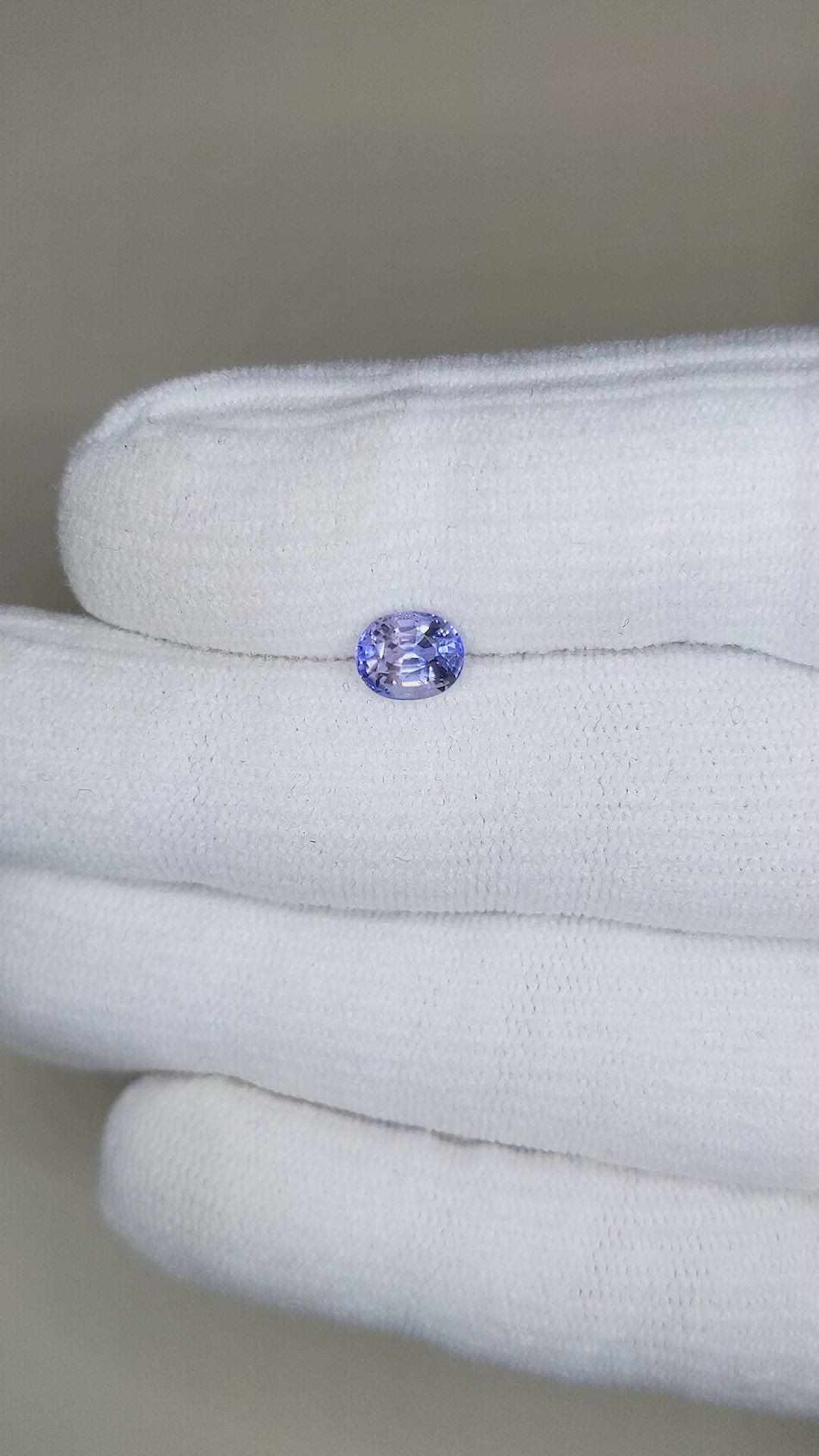 1.31 Ct. Blue Sapphire from Ceylon (Sri Lanka) Size Video