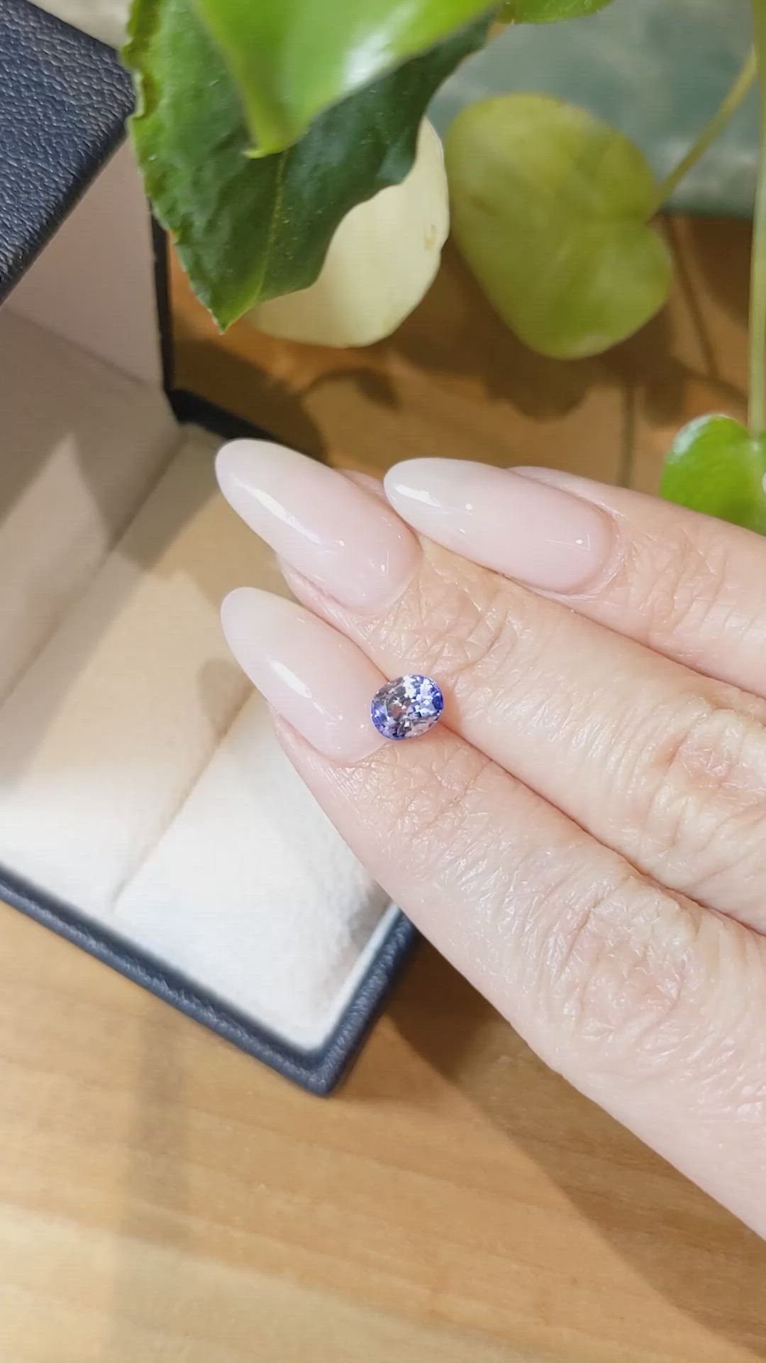 1.31 Ct. Blue Sapphire from Ceylon (Sri Lanka) Size Video