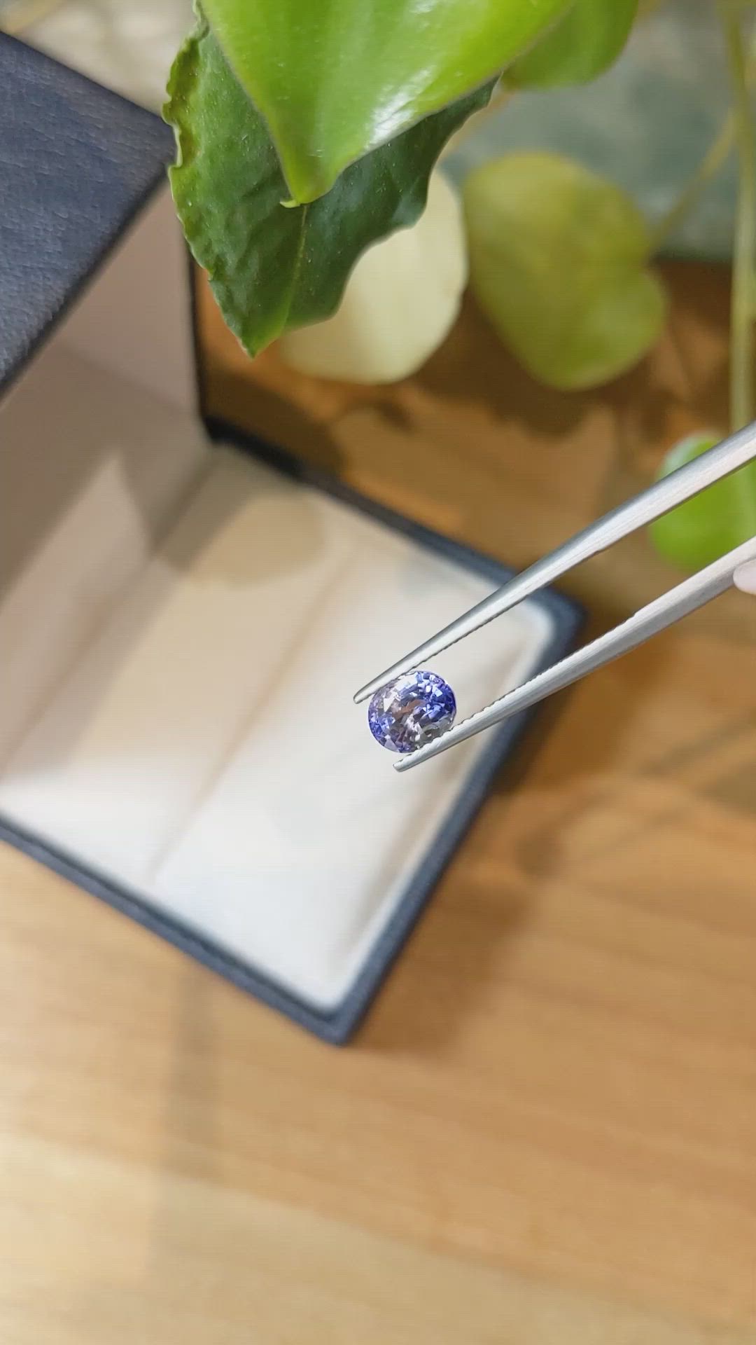 1.31 Ct. Blue Sapphire from Ceylon (Sri Lanka) Size Video