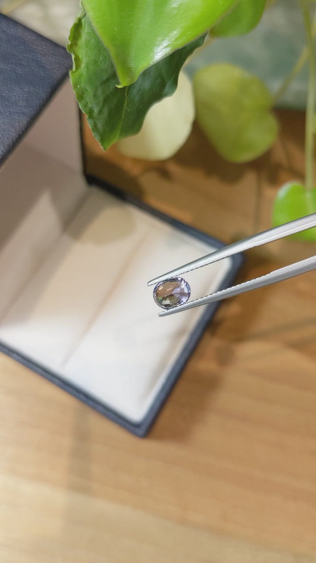 1.31 Ct. Blue Sapphire from Ceylon (Sri Lanka) Size Video