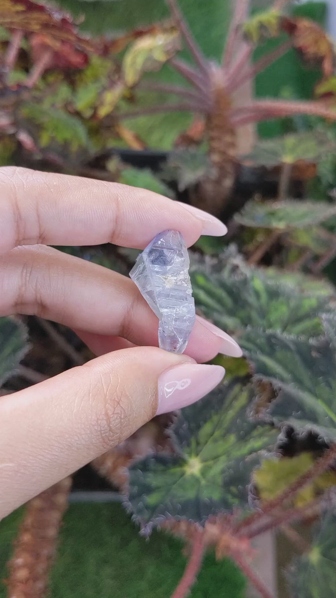 20.06 Ct. Blue Sapphire Crystal from Ceylon (Sri Lanka) Size Video