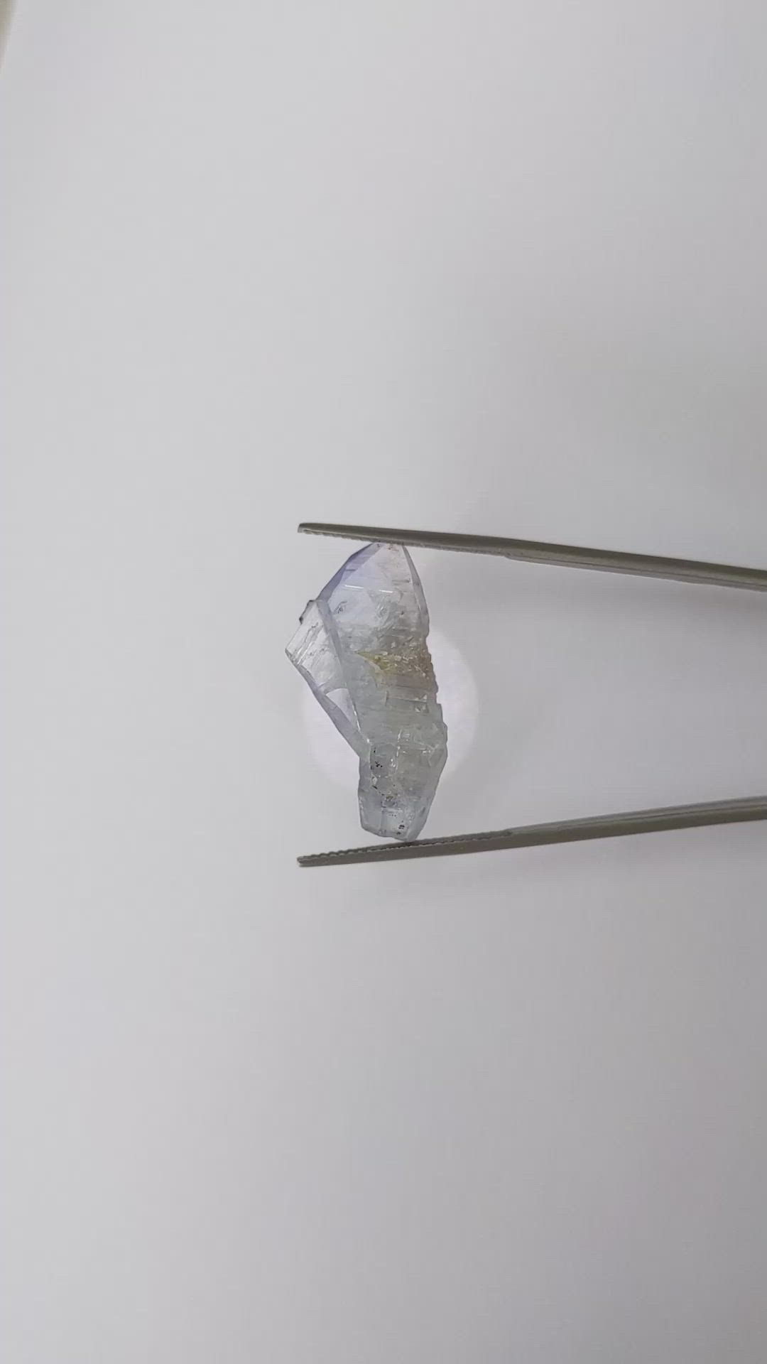 20.06 Ct. Blue Sapphire Crystal from Ceylon (Sri Lanka) Size Video