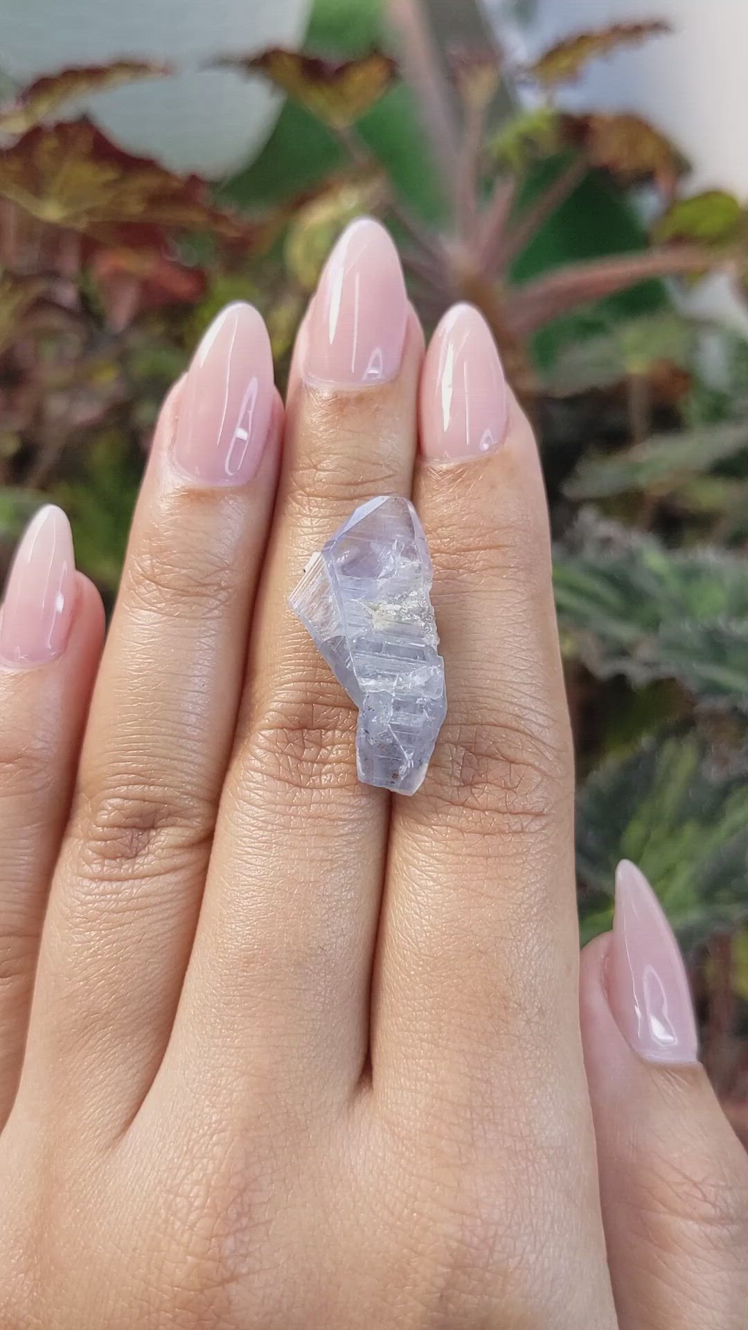 20.06 Ct. Blue Sapphire Crystal from Ceylon (Sri Lanka) Size Video