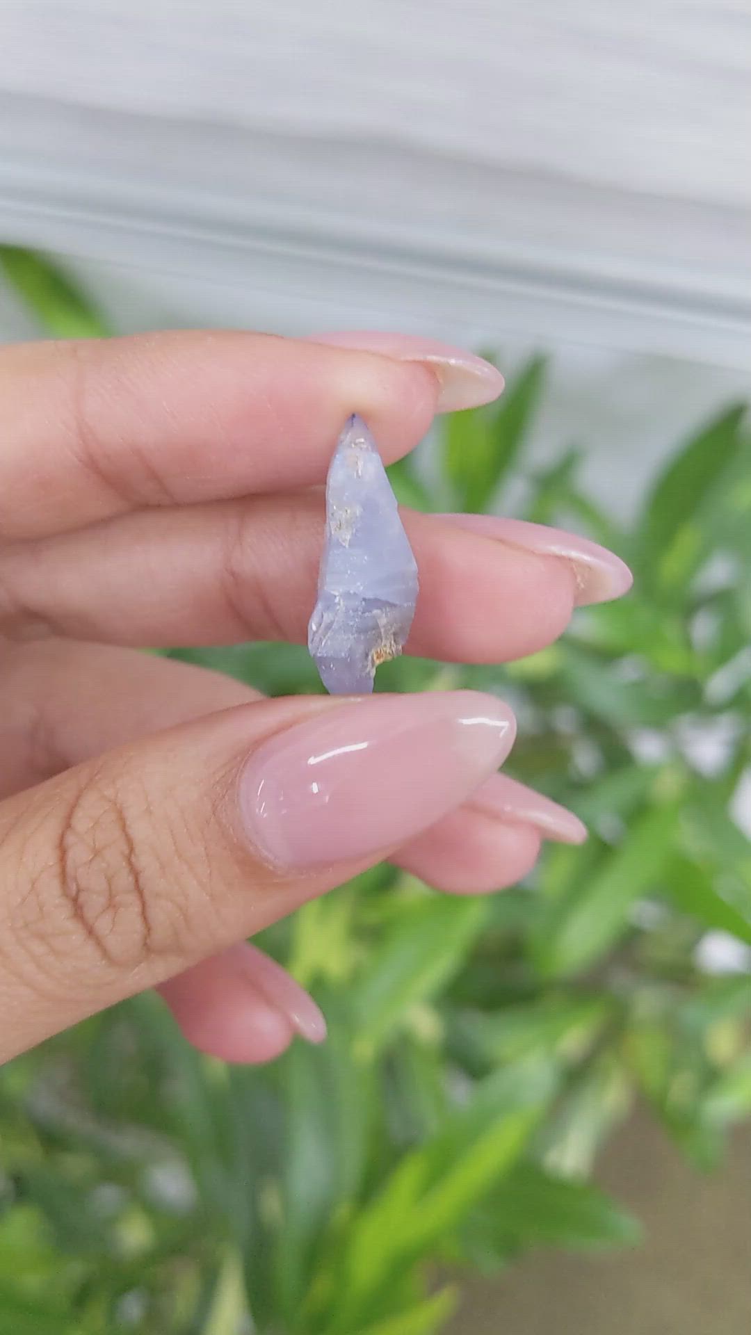 9.36 Ct. Blue Sapphire Crystal from Ceylon (Sri Lanka) Size Video