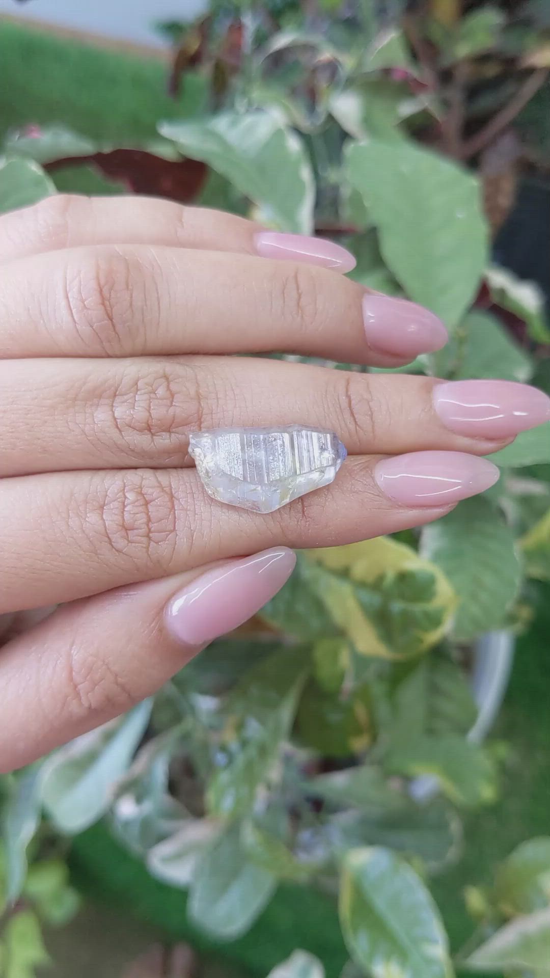 17.44 Ct. Blue Rough Sapphire Crystal from Ceylon (Sri Lanka) Size Video