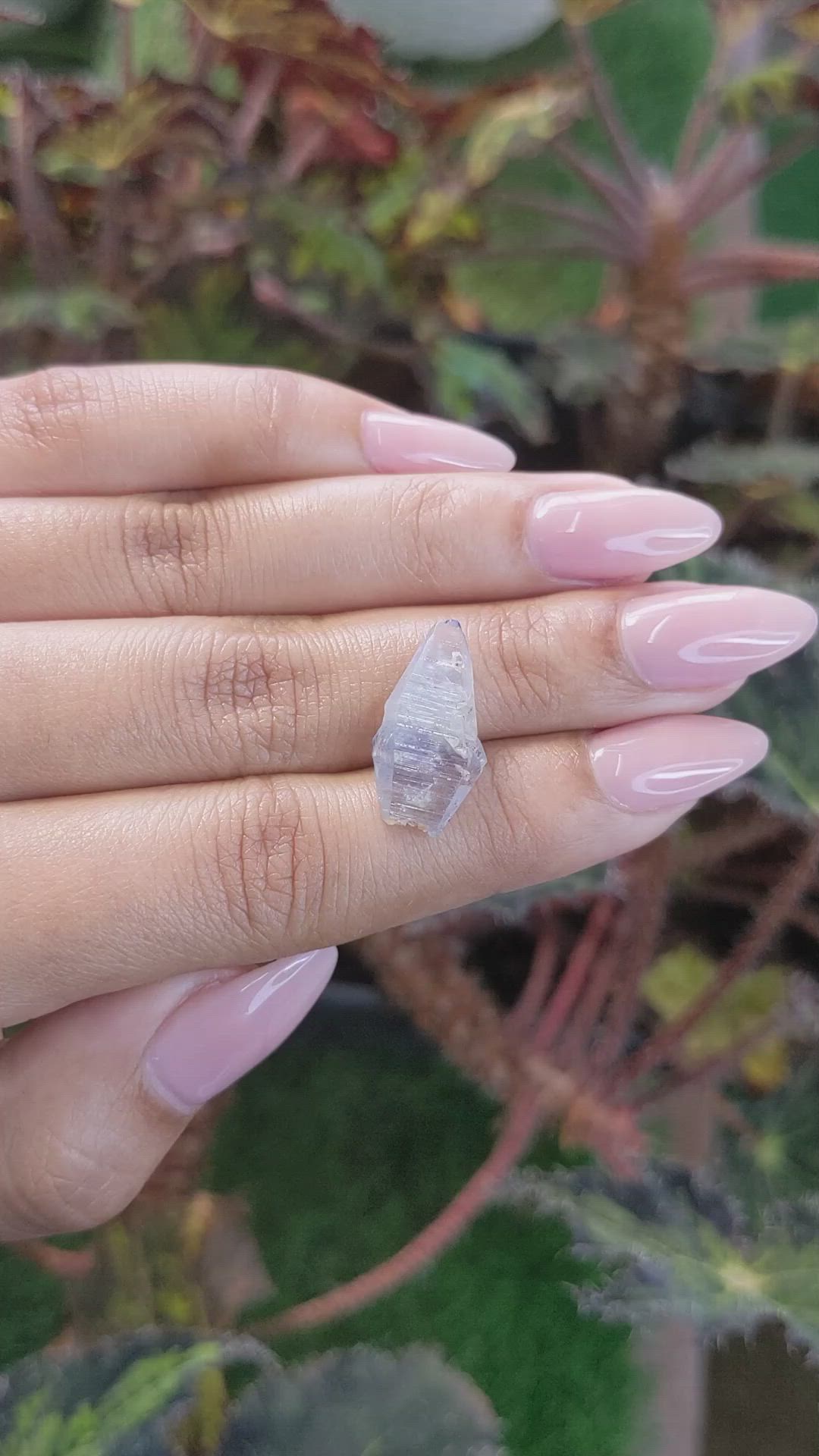 8.78 Ct. Blue Rough Sapphire Crystal from Ceylon (Sri Lanka) Size Video