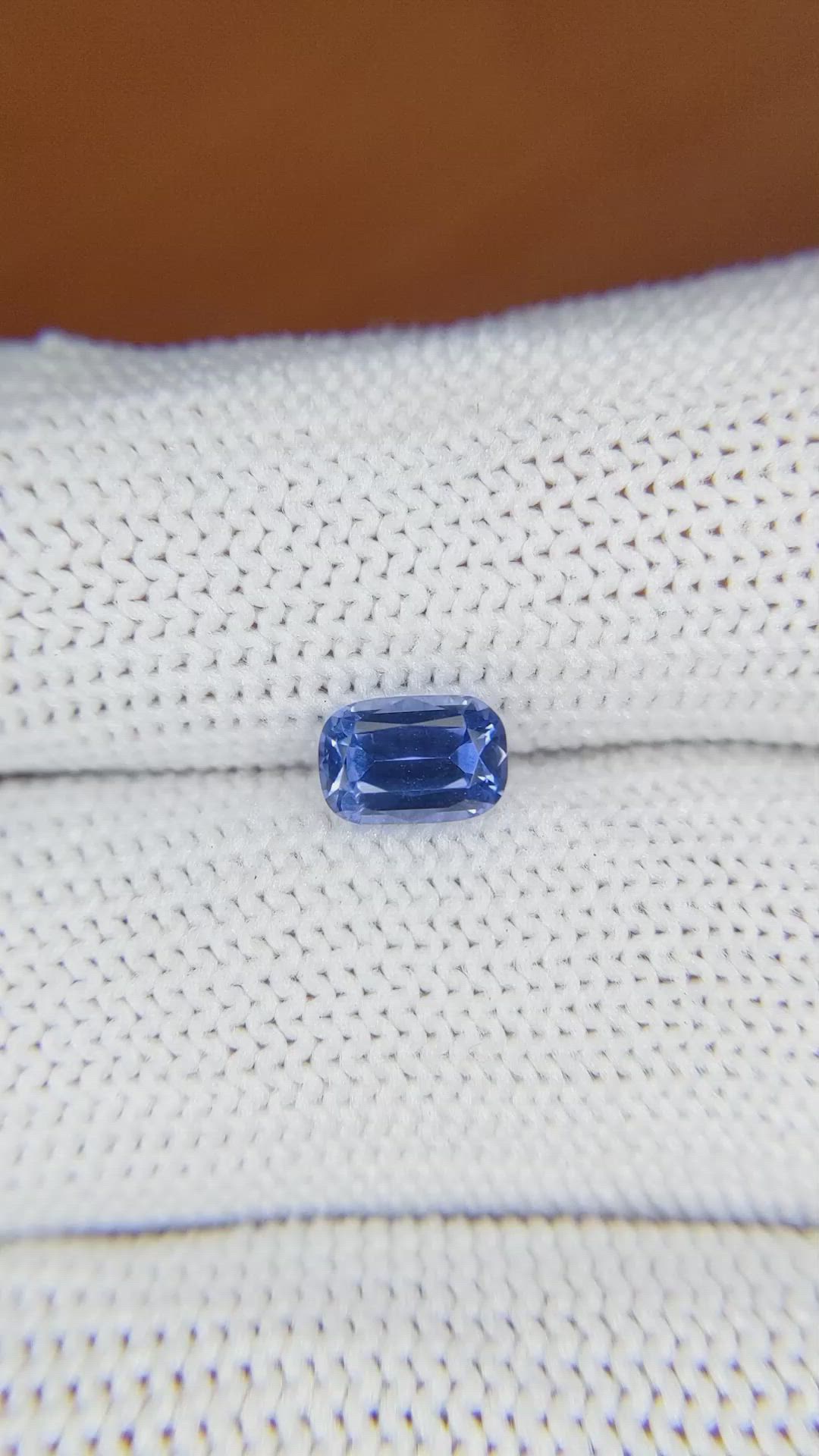 1.09 Ct. Blue Sapphire from Ceylon (Sri Lanka) Size Video