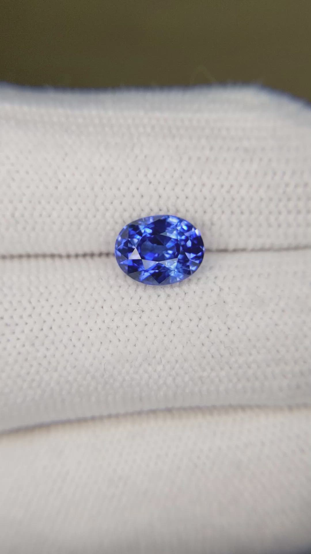 2.58 Ct. Blue Sapphire from Madagascar Size Video