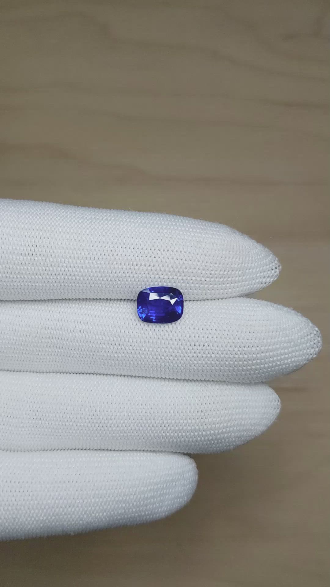 3.03 Ct. Blue Sapphire from Madagascar Size Video