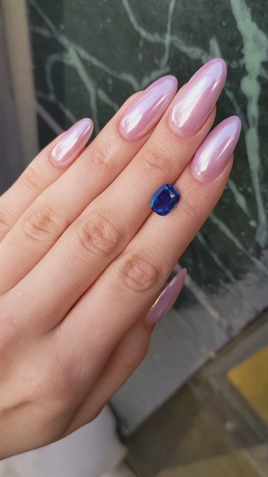 3.03 Ct. Blue Sapphire from Madagascar Size Video