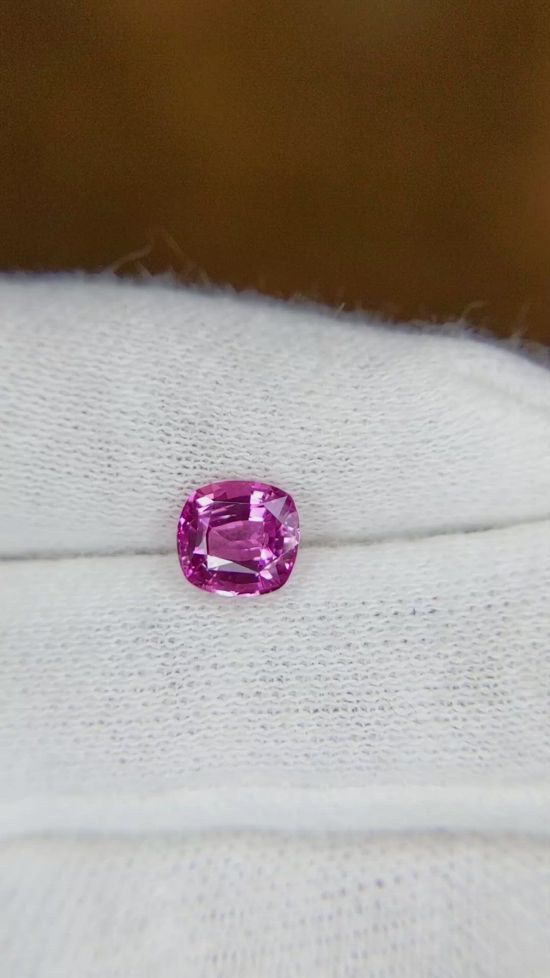 1.54 Ct. Pink Sapphire from Ceylon (Sri Lanka) Size Video