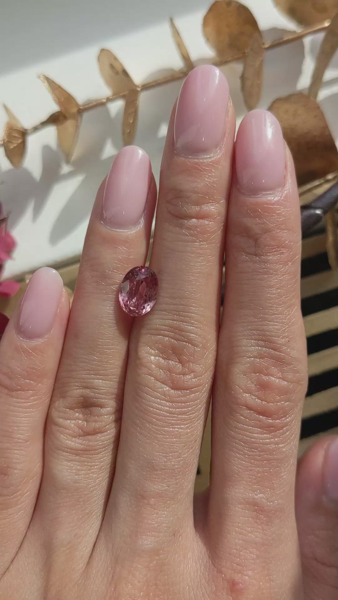 3.04 Ct. Padparadscha Sapphire from Madagascar Size Video